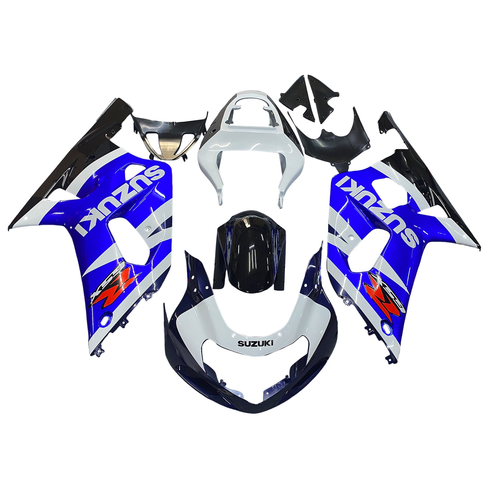 2001-2003 Suzuki GSXR 600 Amotopart Carenados Azul y Blanco GSXR Racing