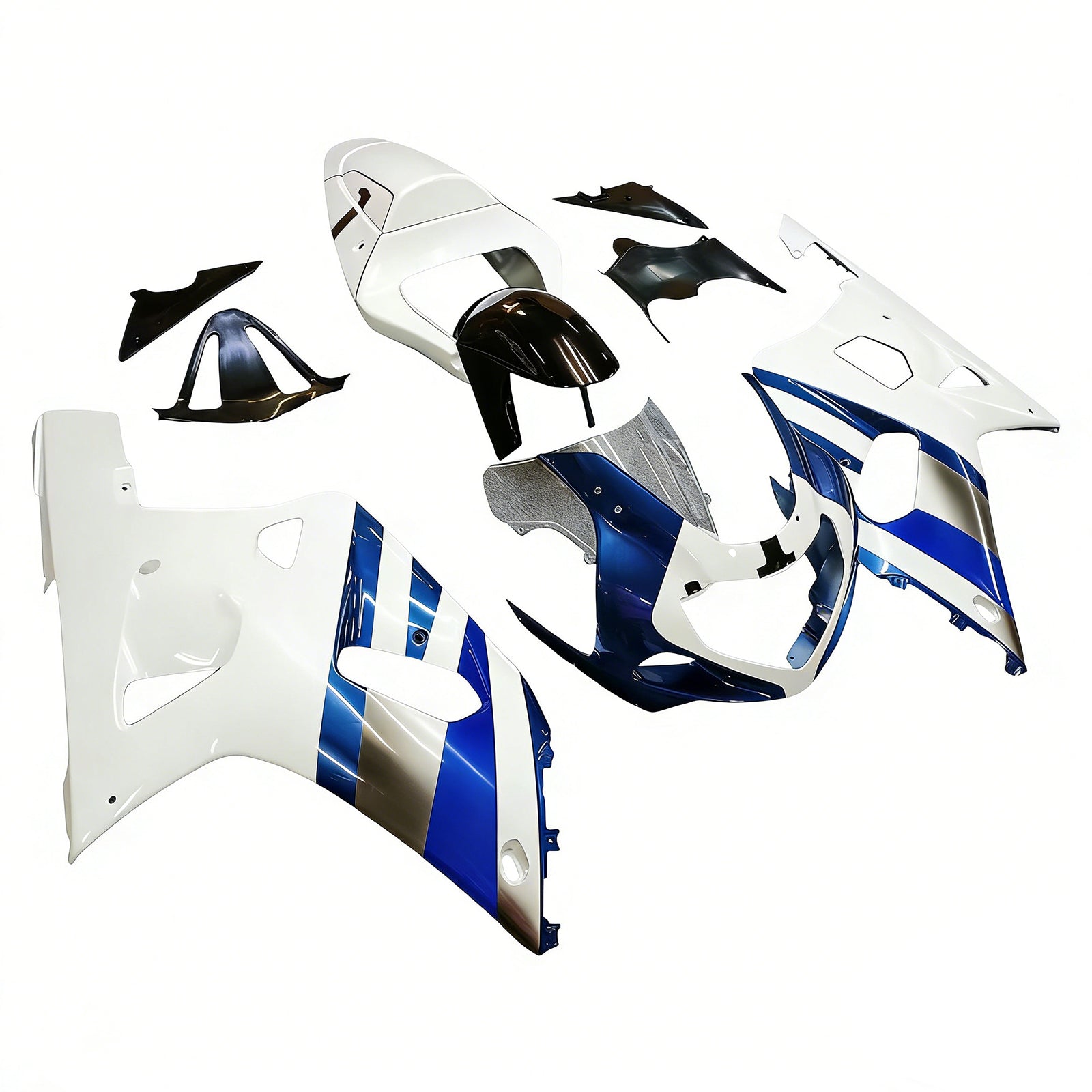 2001-2003 Suzuki GSXR600 2000-2003 GSXR750 K1 Injeksjon Fairing Kit karosseri