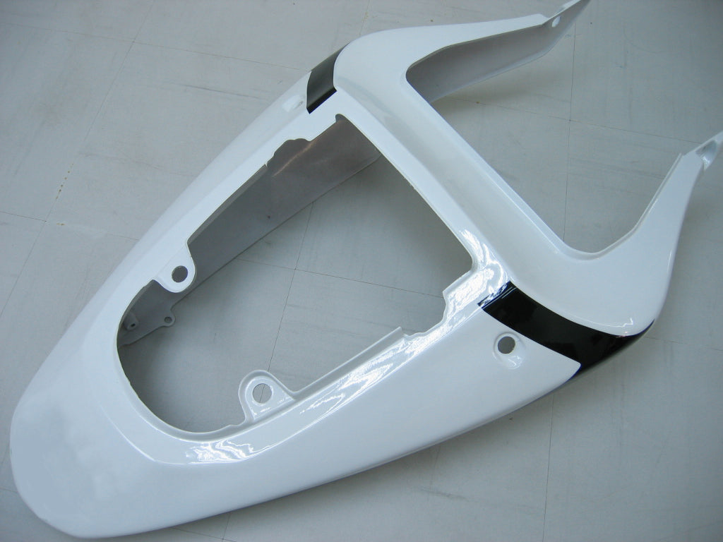 2001-2003 Suzuki GSXR 750 stroomlijnkappen Wit Zwart Alstare Corona Racing Generiek
