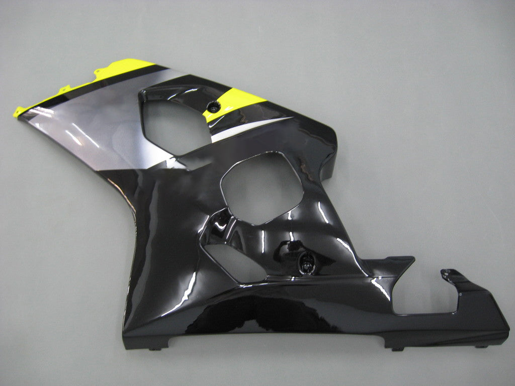 2004-2005 Suzuki GSXR 600 750 Gul & Svarte GSXR Racing-kåper generisk