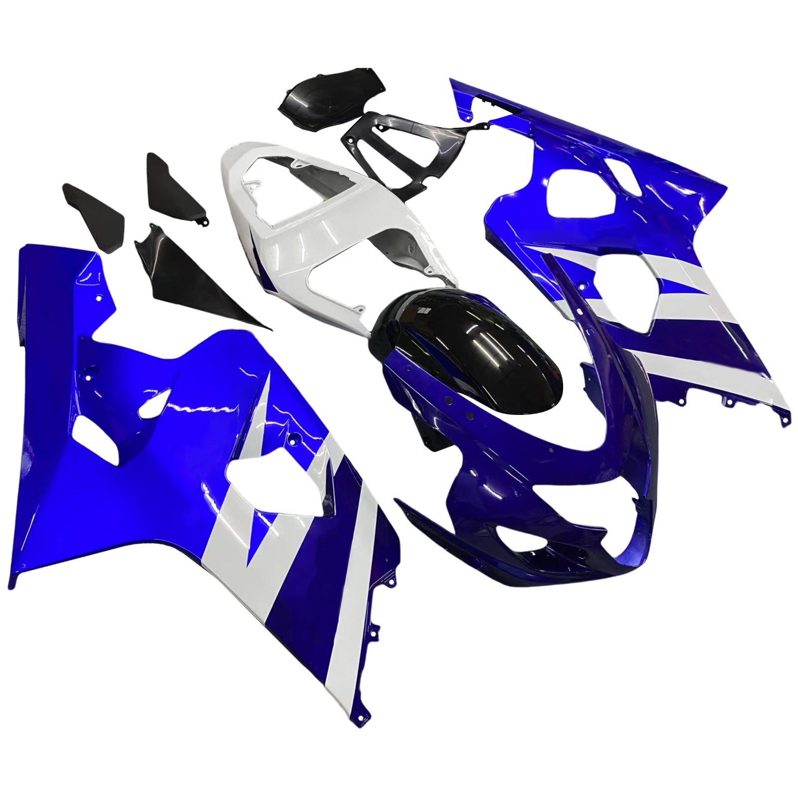 2004-2005 Suzuki GSXR 600/750 K4 Kit de carenado de inyección Carrocería Plástico ABS # 107 Amotopart