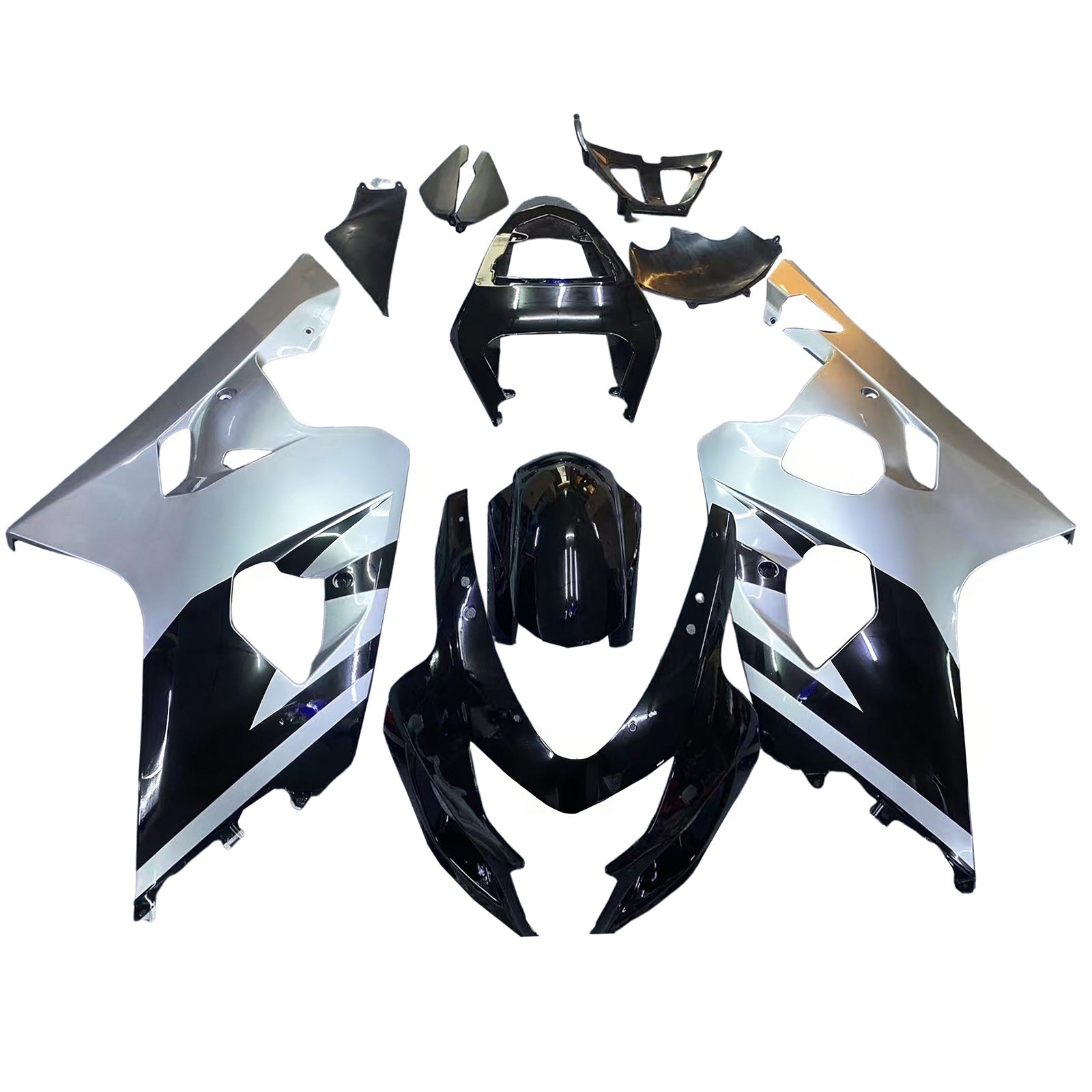 2004-2005 Suzuki GSXR 600/750 K4 Kit de fada de injeção ABS PLÁSTICO