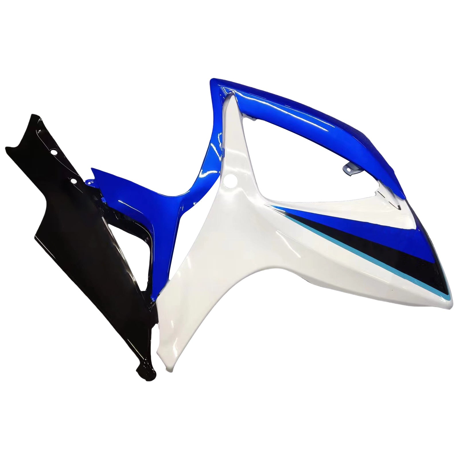 2006-2007 Suzuki GSXR 600 750 White Blue Black GSXR Racing Amotopart Fairings Customs Fairing