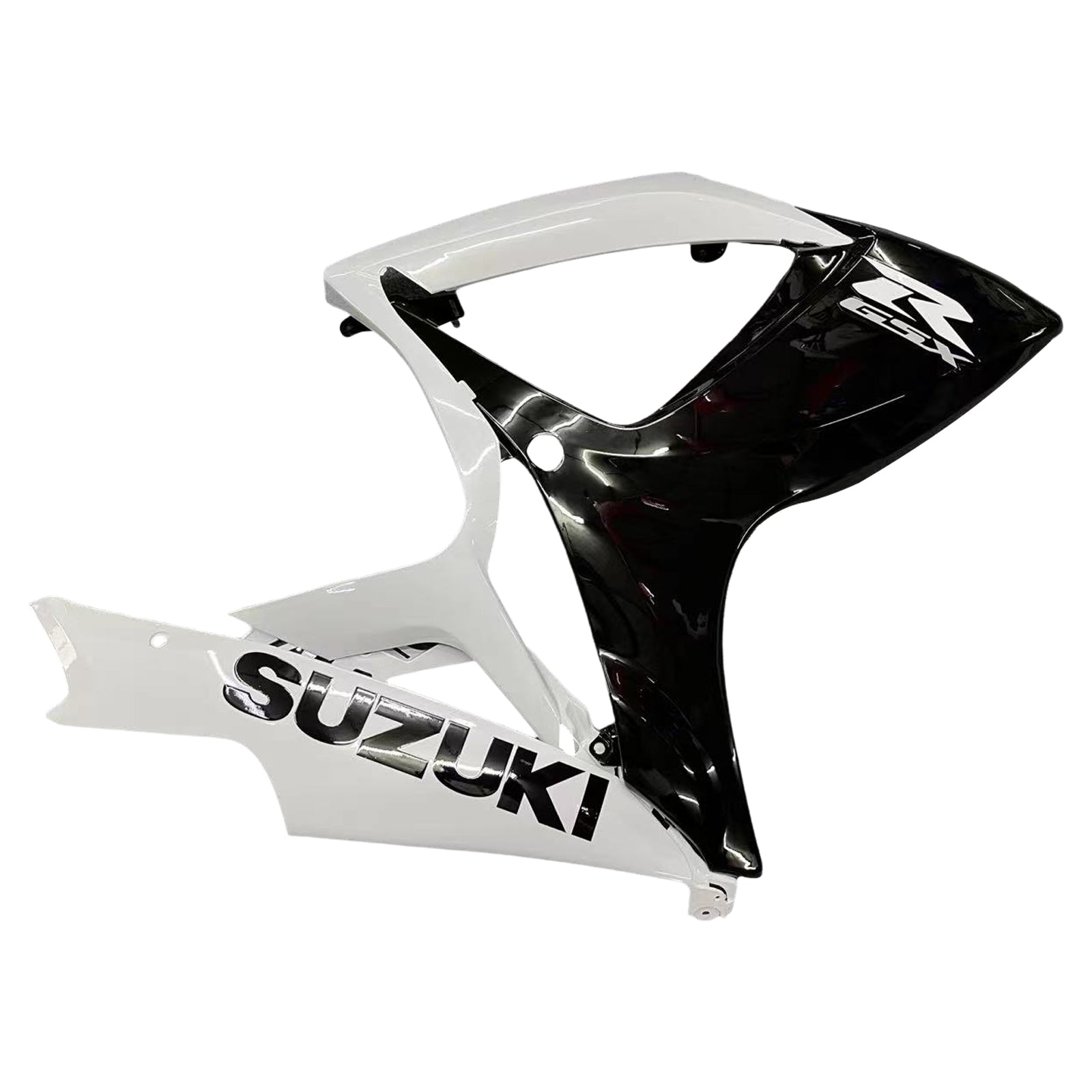 2006-2007 Suzuki GSXR 600 750 Black & White GSXR Racing Fairings Generic