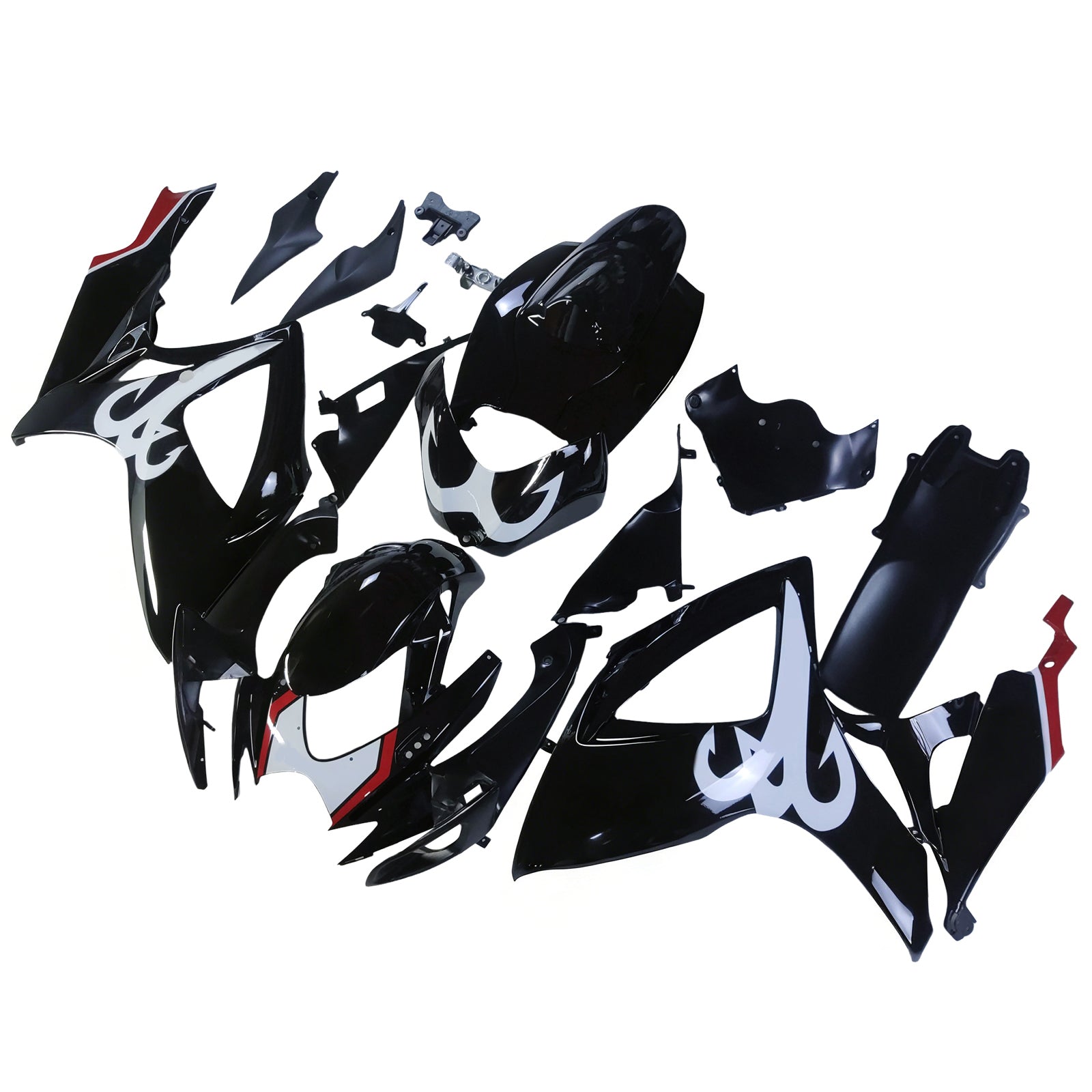 2006-2007 Suzuki GSXR 600 750 Black Beacon GSXR Racing Carénages Générique