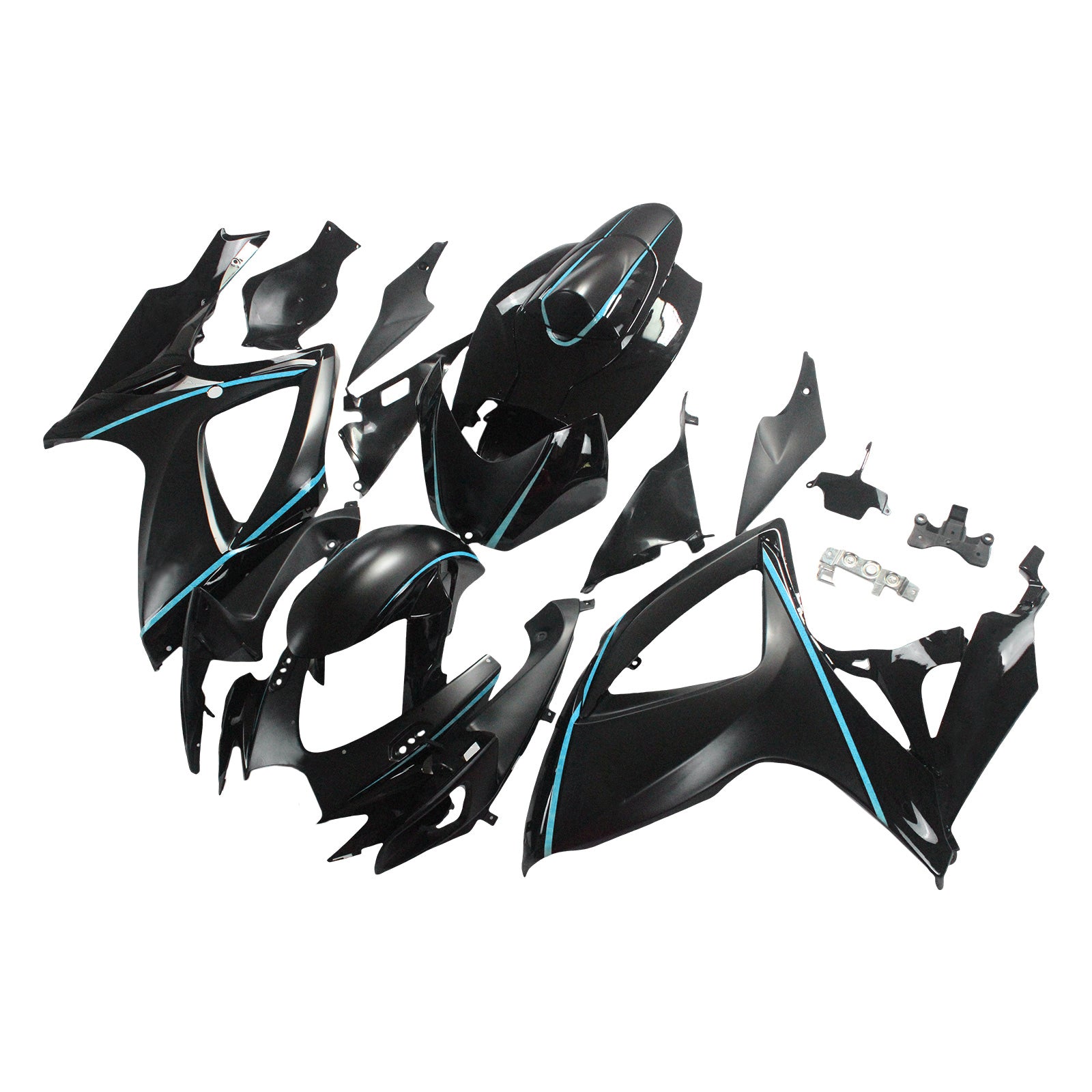 2006-2007 Suzuki GSXR 600/750 K6 Amotopart vstrekovacia kapota Kady Bodywork plast ABS #151