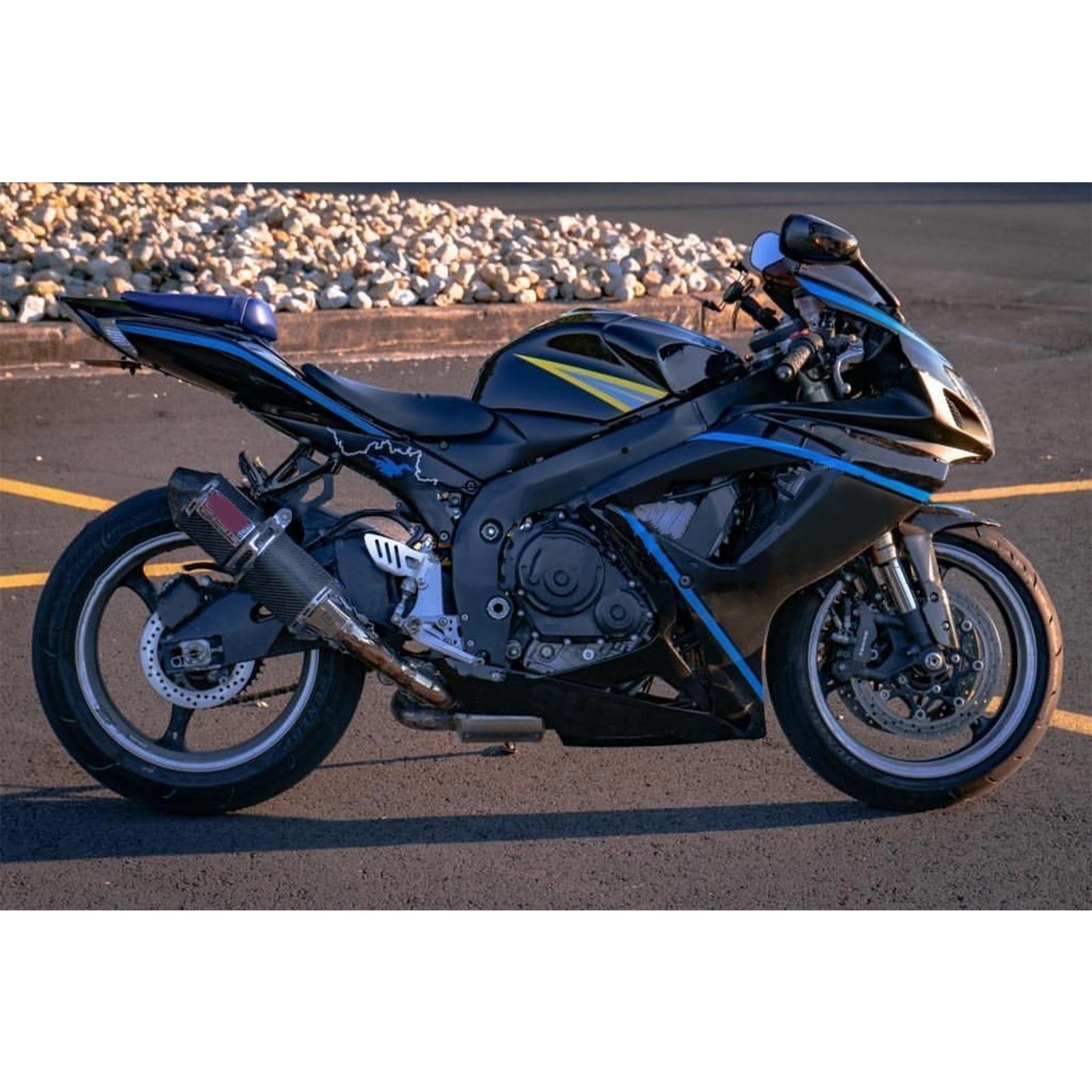 2006-2007 Suzuki GSXR 600/750 K6 Amotopart vstrekovacia kapota Kady Bodywork plast ABS #151