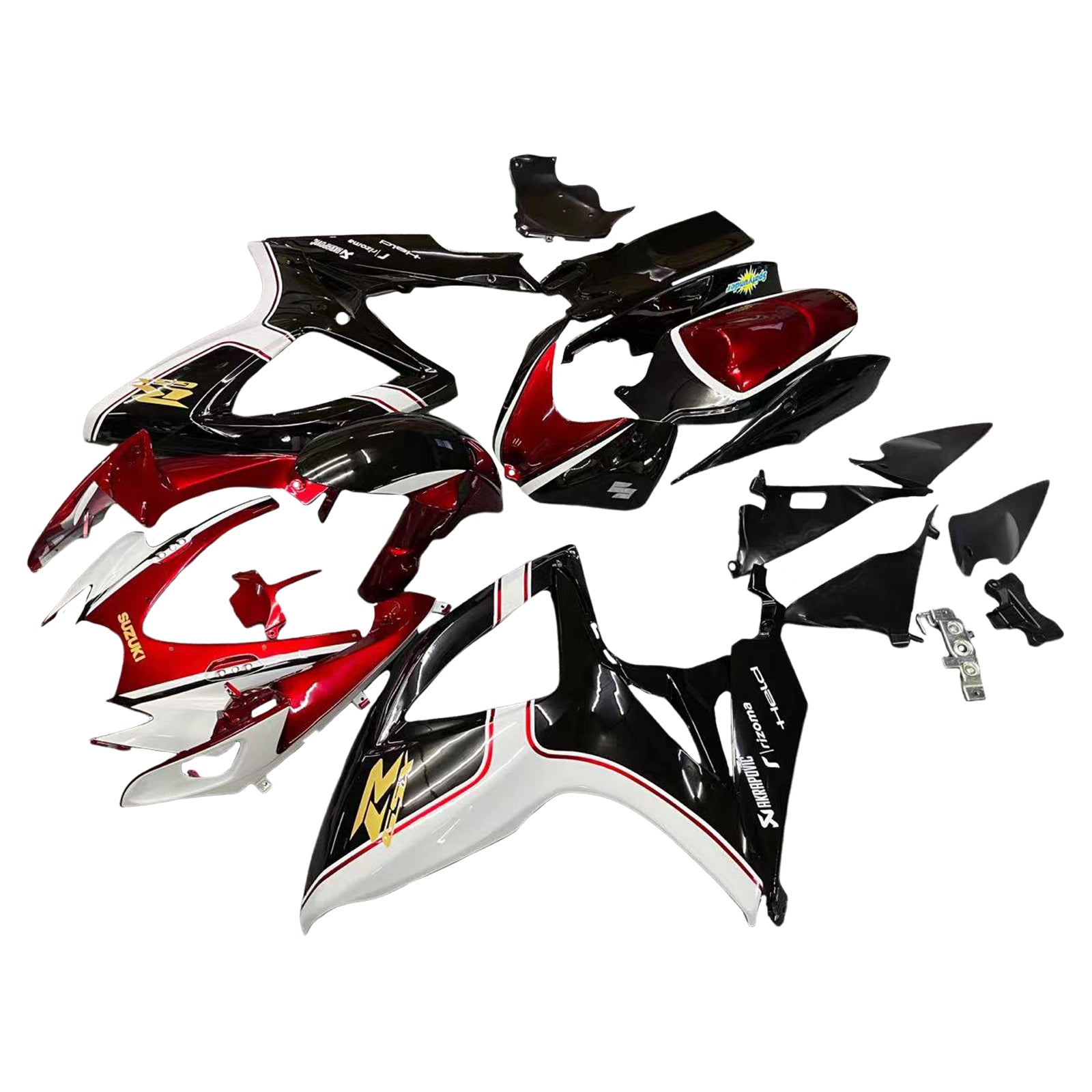 2006-2007 Suzuki GSXR 600/750 K6 Amotopart Injection Fairing Kit Bodywork Plastic ABS #178