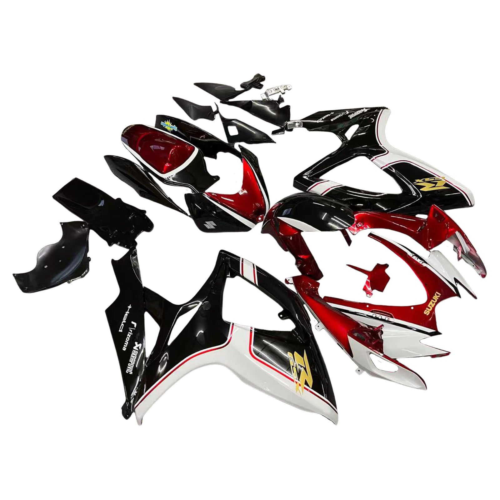 2006-2007 Suzuki GSXR 600/750 K6 Amotopart Injection Fairing Kit Bodywork Plastic ABS #178