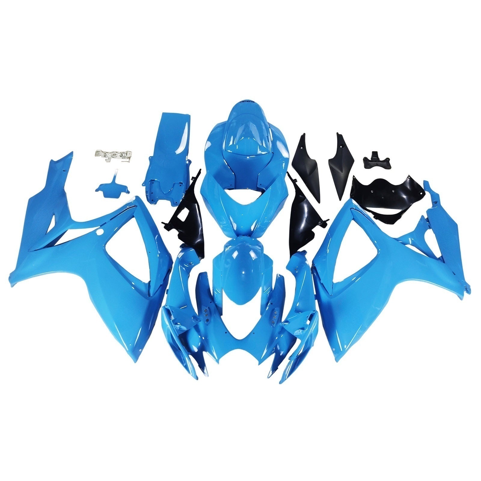 2006-2007 Suzuki GSXR 600/750 K6 Injeksjon Fairing Kit Bodywork Plastic ABS