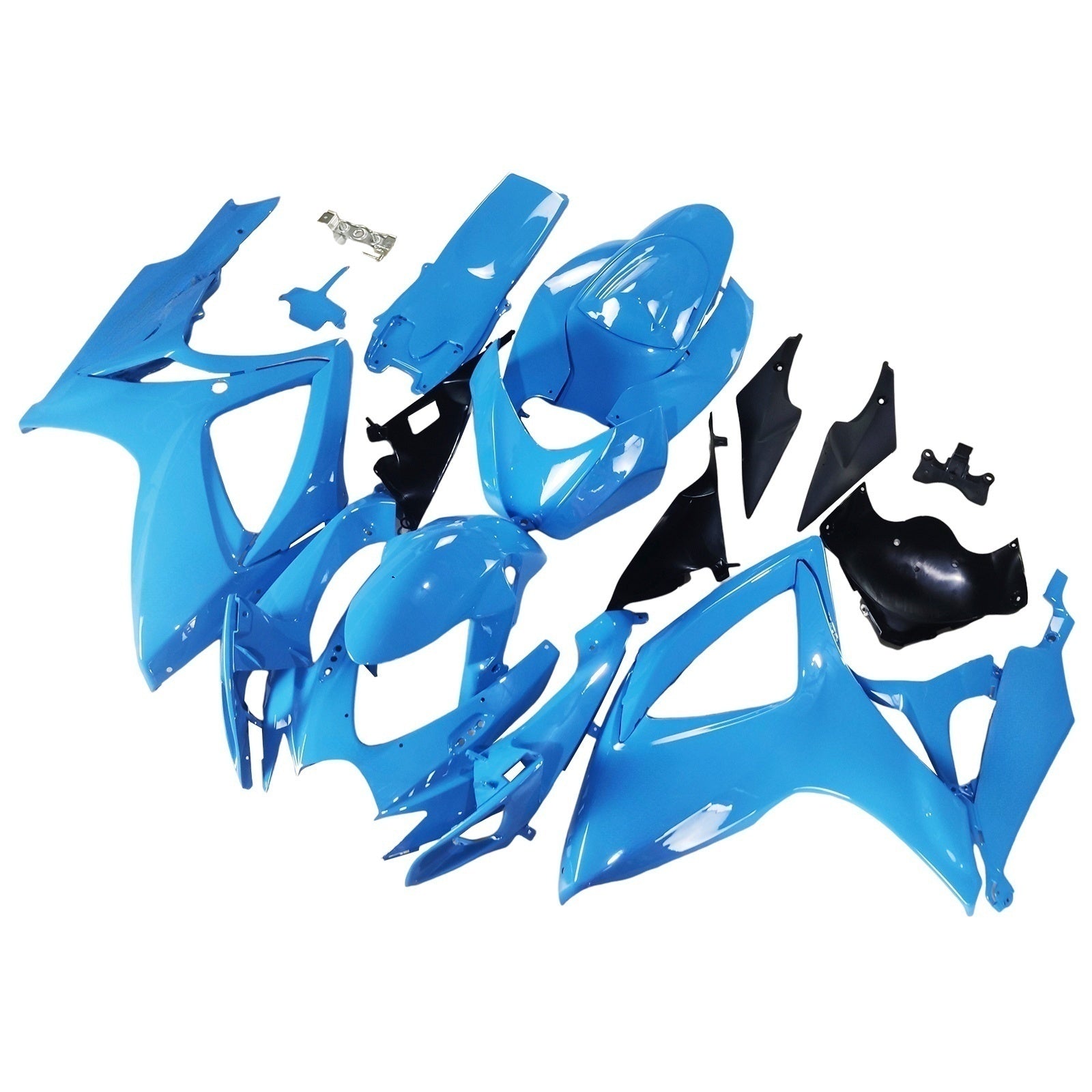 2006-2007 Suzuki GSXR 600/750 K6 Injeksjon Fairing Kit Bodywork Plastic ABS