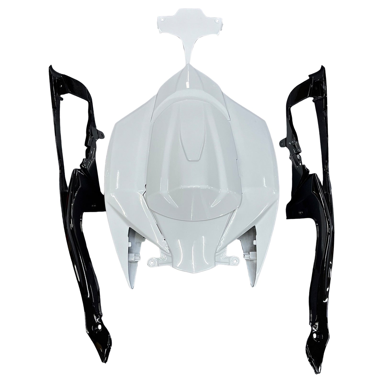 2008-2010 Suzuki GSXR 600 750 Silver White GSXR Racing Fairings generiek