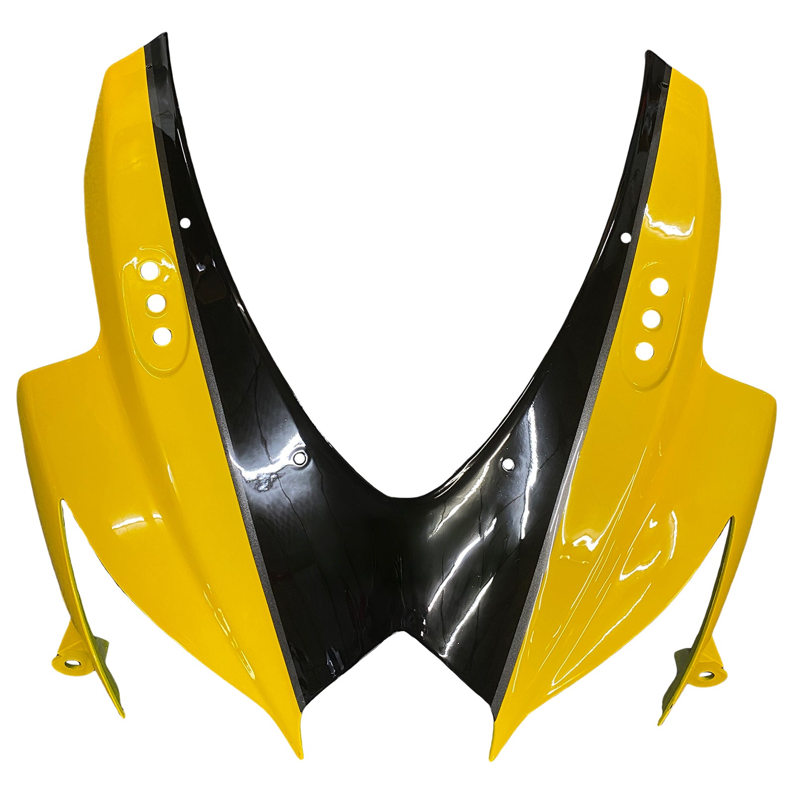 Suzuki GSXR 600 750 2008-2010 Negra & Carenados de carreras GSXR amarillos genéricos