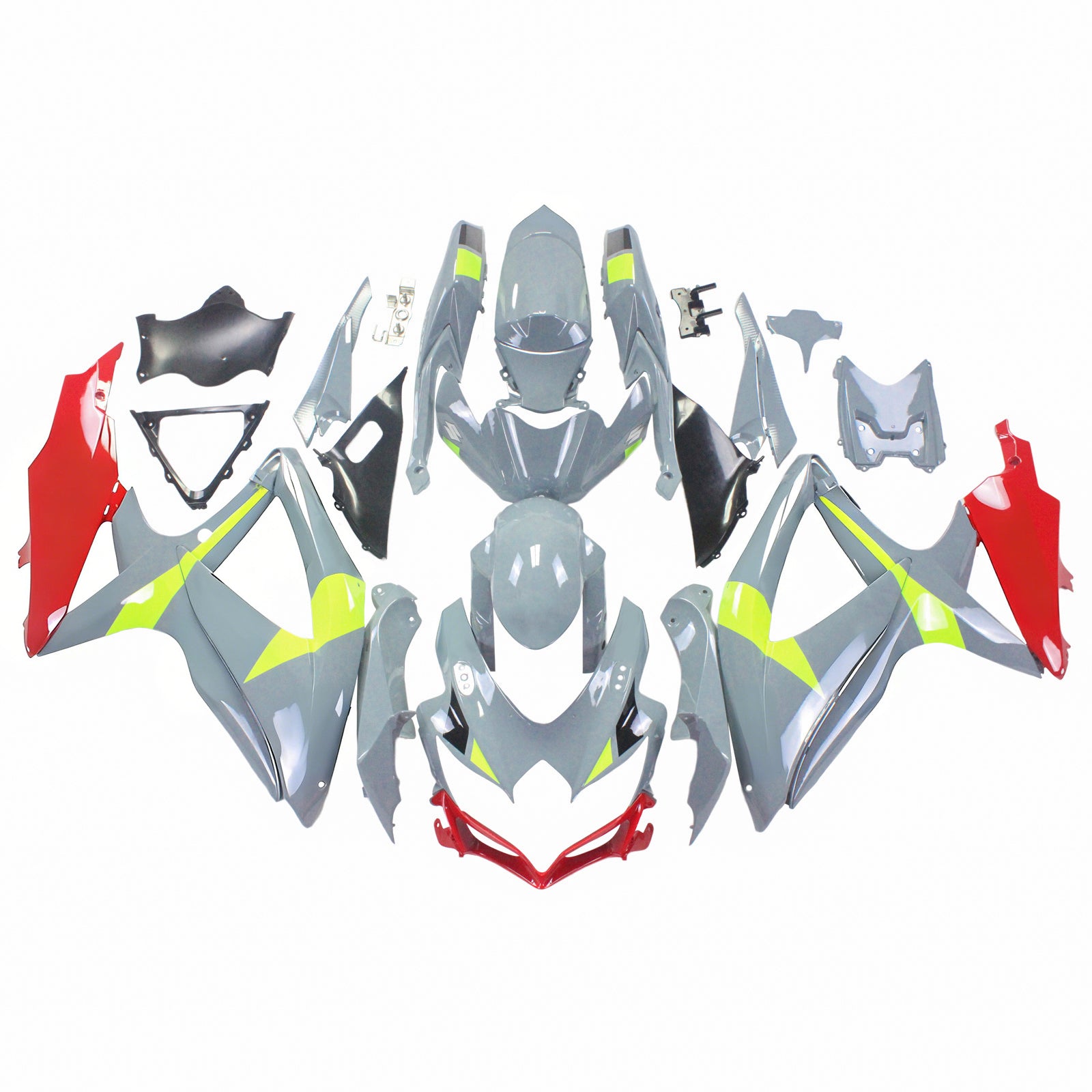Kit de carénage d'injection carrosserie plastique ABS pour Suzuki GSXR 600/750 2008-2010 K8
