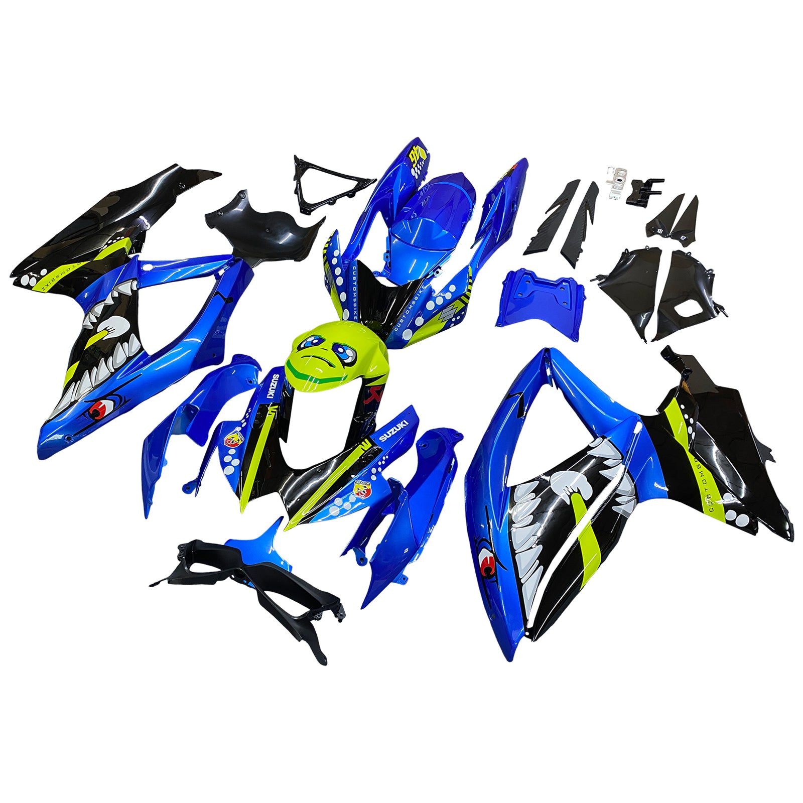 2008-2010 Suzuki GSXR 600/750 K8 Injection Fairing Kit Bodywork Plastic ABS