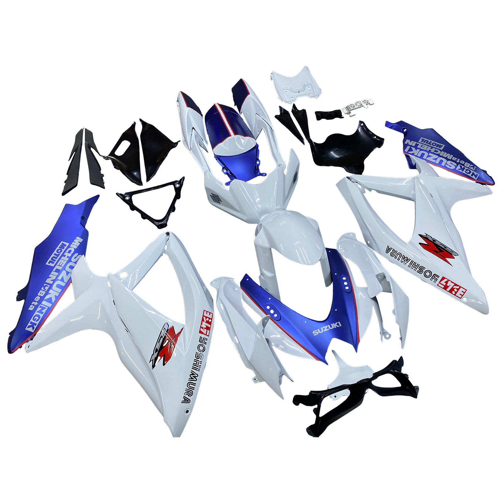 2008-2010 Suzuki GSXR 600/750 K8 Amotopart Injection Fairing Kit Bodywork Plastic ABS #126