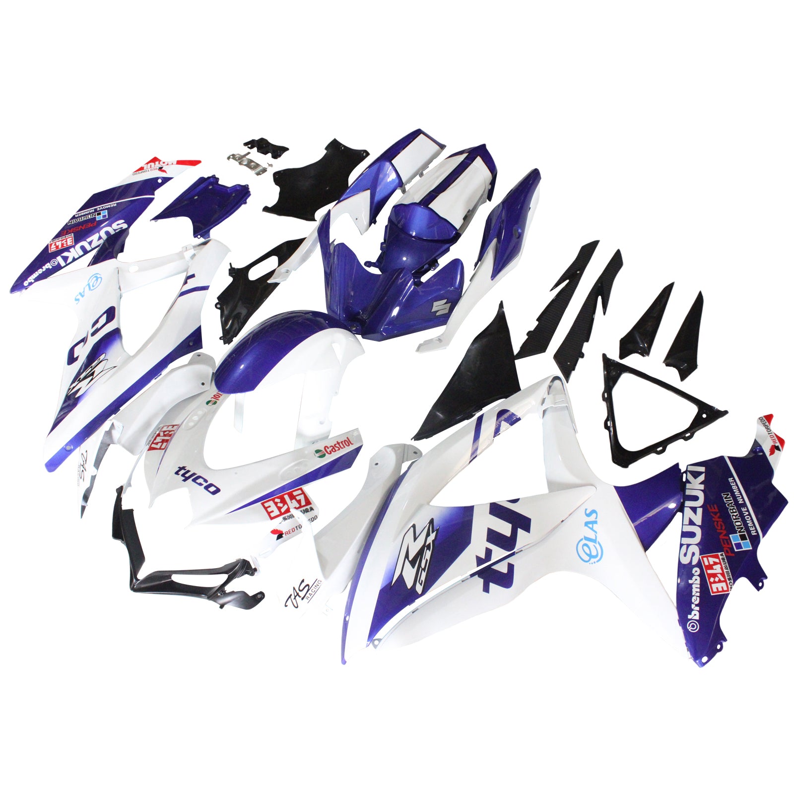 2008-2010 Suzuki GSXR 600/750 K8 Amotopart Injection Fairing Kit Bodywork Plastic ABS #149