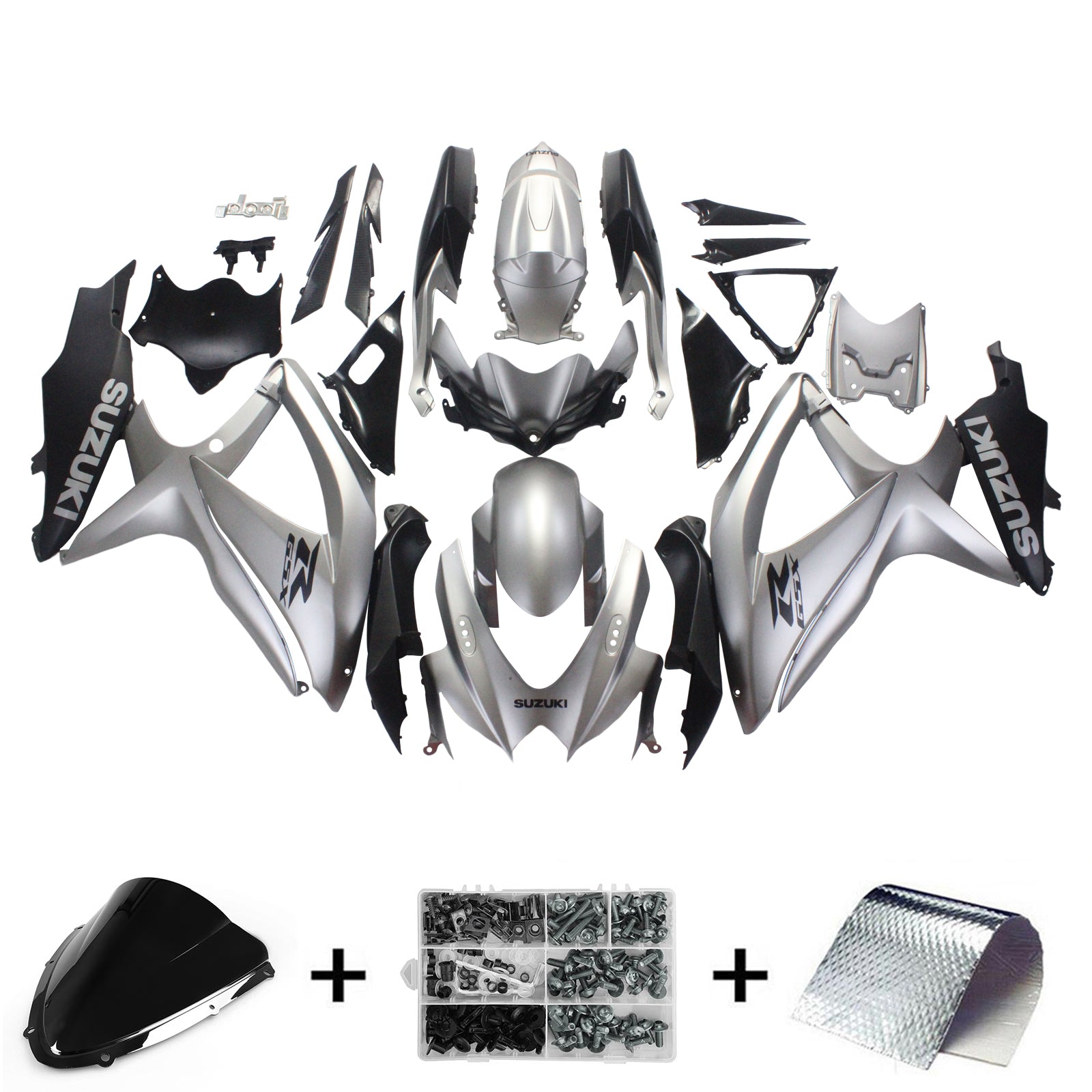 2008-2010 Suzuki GSXR 600/750 K8 Amotopart Injection Fairing Kit Bodywork Plastic ABS #157