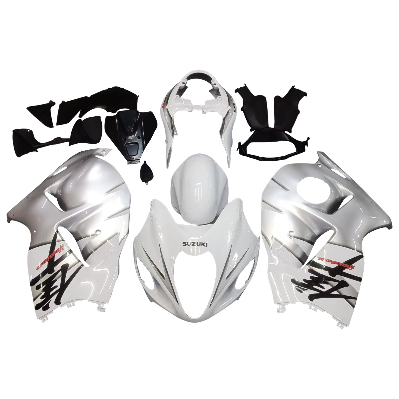 1999-2007 Hayabusa GSXR1300 Bodywork Fairing ABS Injection Molded Set 4 Color Generic Fairings