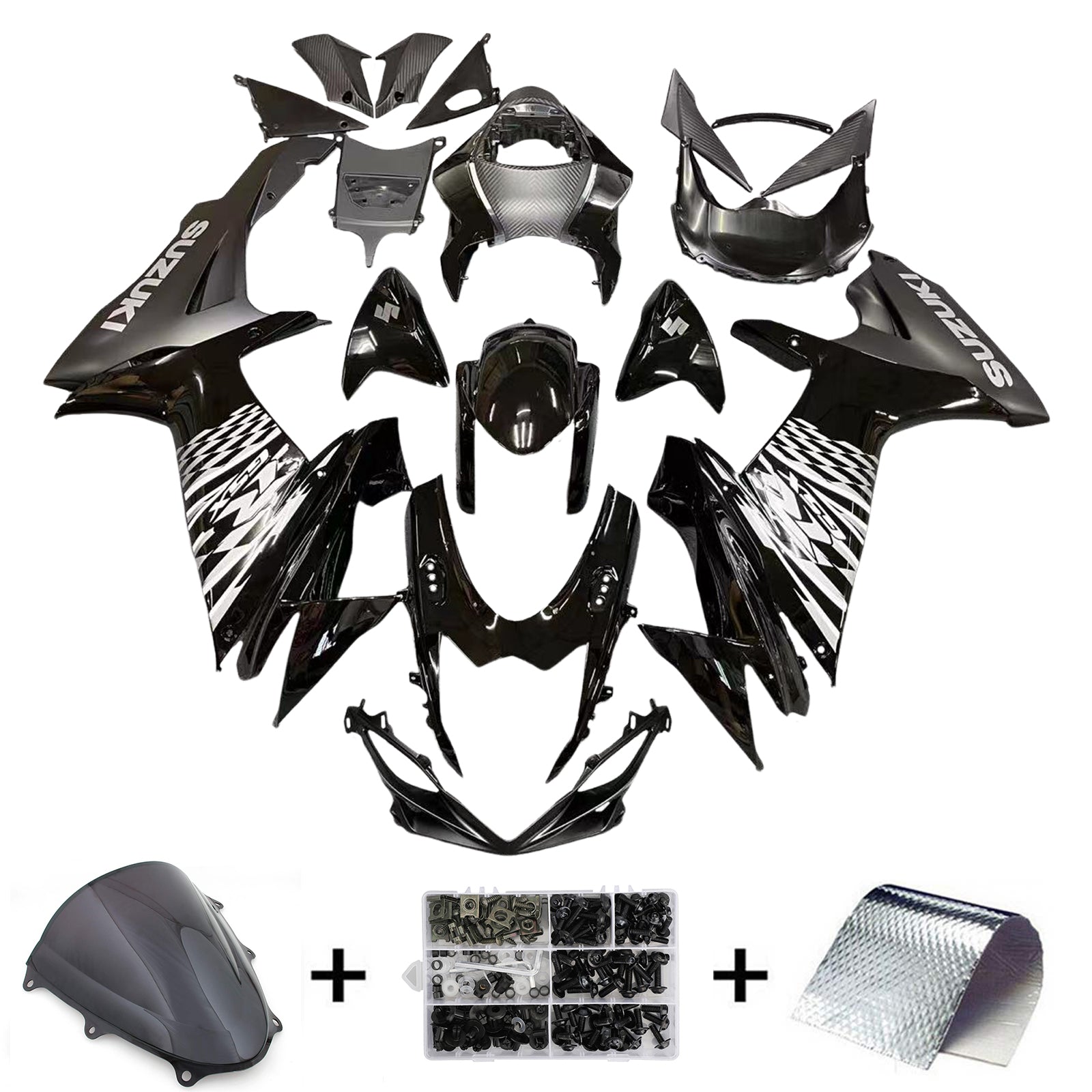 2011-2024 Suzuki GSXR 600/750 K11 Injection Fairing Kit Bodywork Plastic ABS