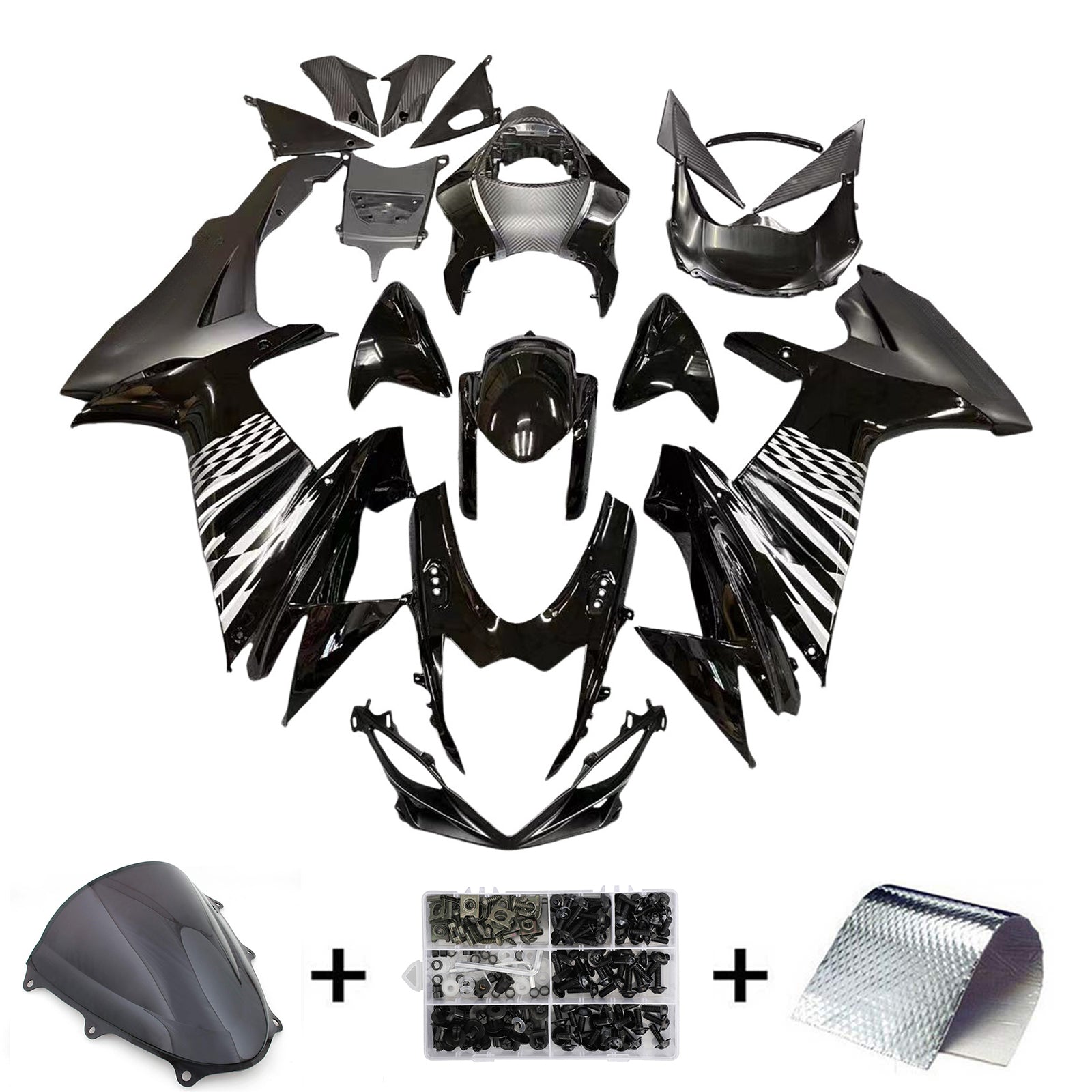 2011-2024 Suzuki GSXR 600/750 K11 Injection Fairing Kit Karosseri Plast ABS