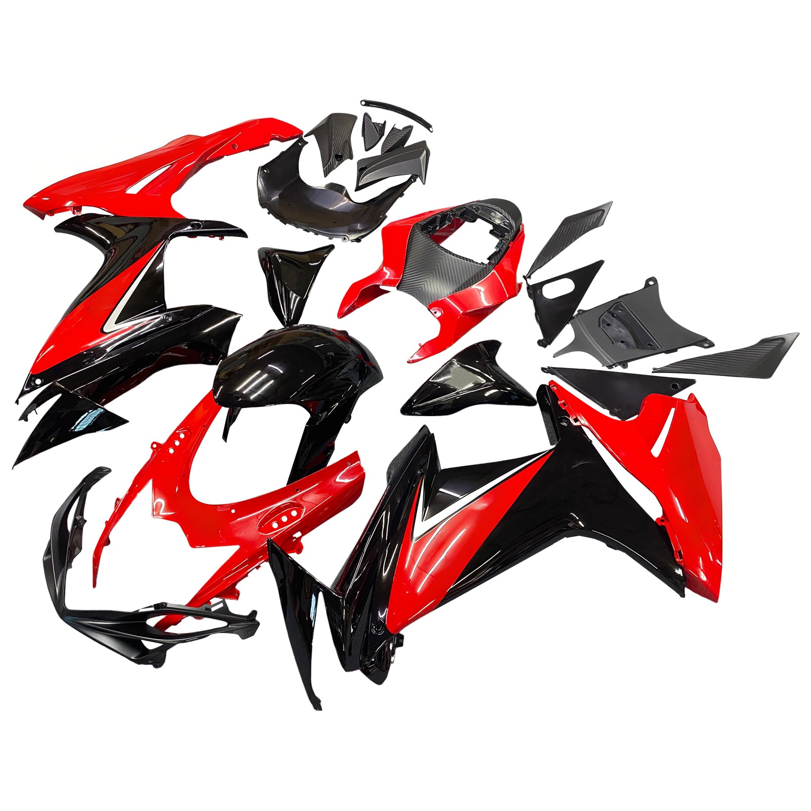 2011-2014 Suzuki K11 kåpe svart&Rødt sett