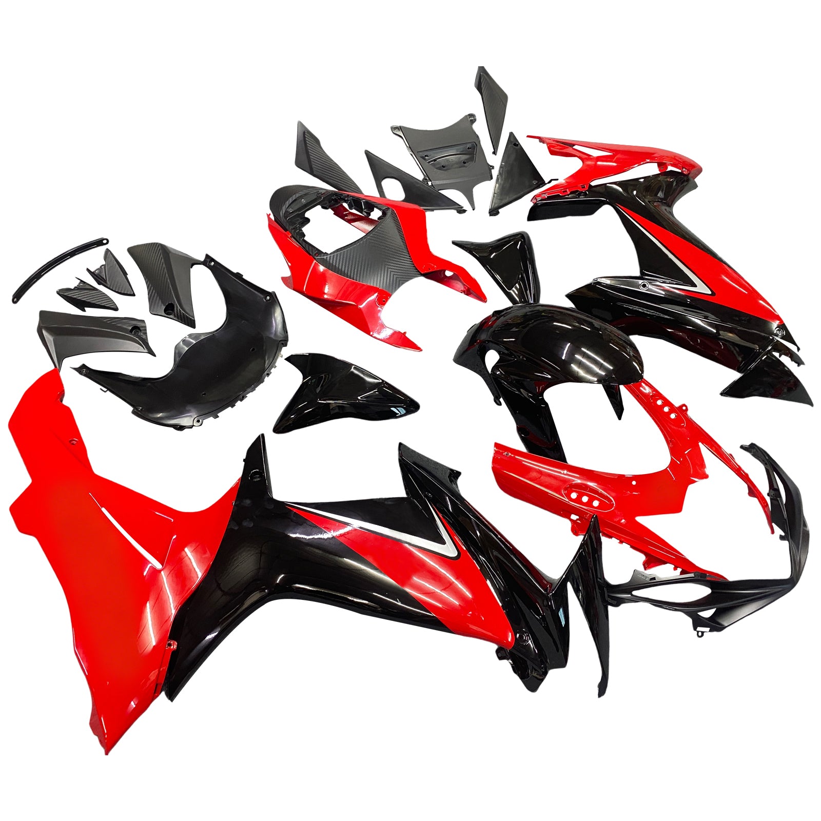 2011-2014 Suzuki K11 kåpe svart&Rødt sett