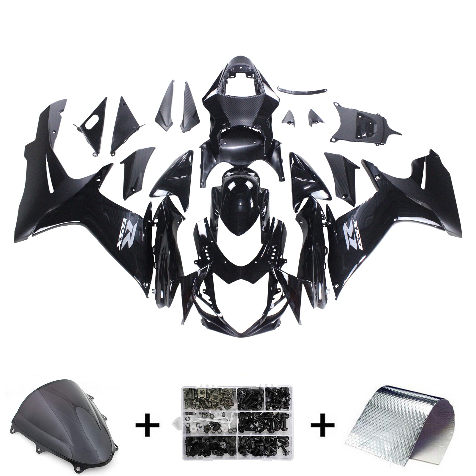 2011-2024 Suzuki GSXR 600/750 K11 Amotopart Injection Fairing Kit Bodywork Plastic ABS #101