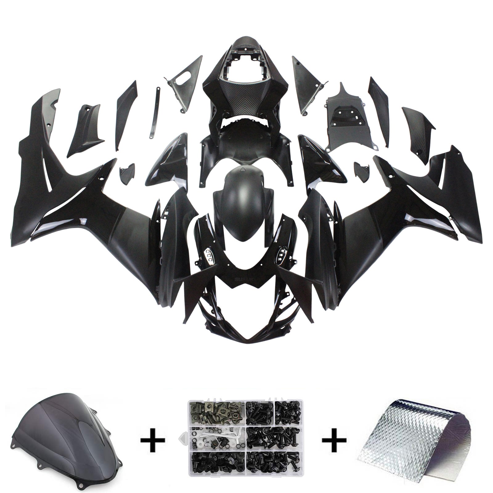 2011-2024 Suzuki GSXR 600/750 K11 Amotopart Injection Fairing Kit Bodywork Plastic ABS #101