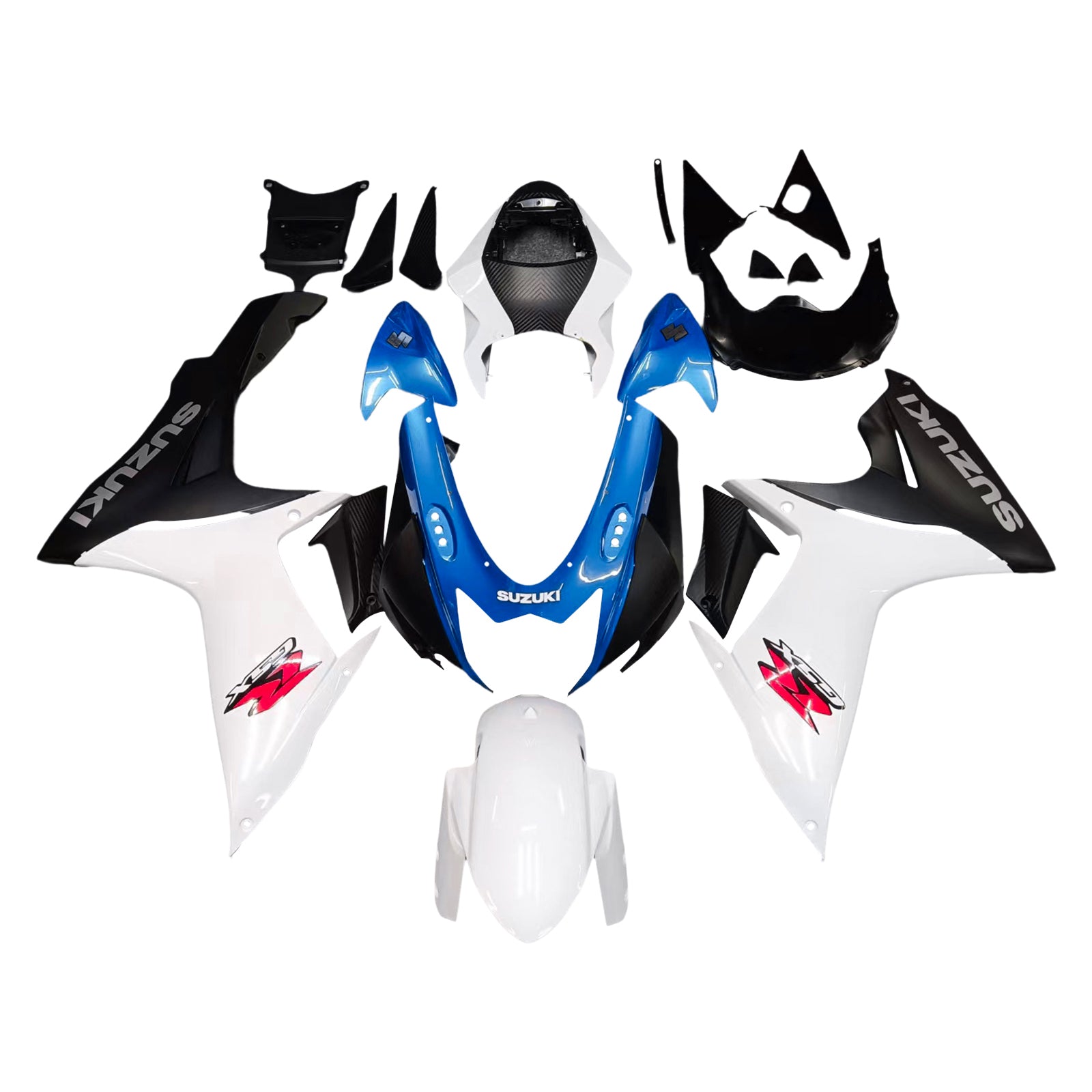 2011-2024 Suzuki GSXR 600/750 K11 Amotopart Injection Fairing Kit Bodywork Plastic ABS #101