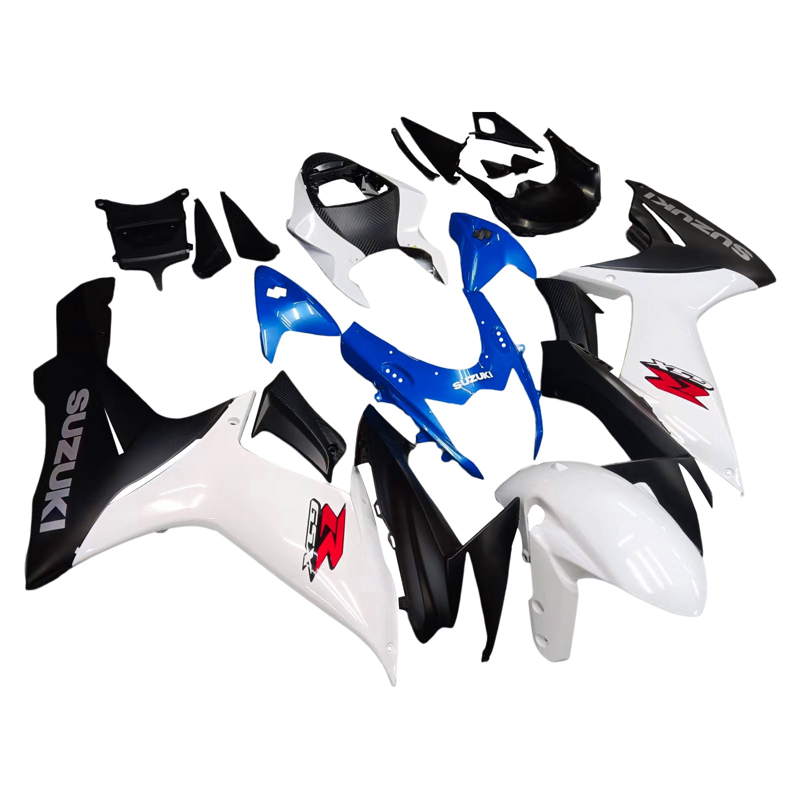 2011-2024 Suzuki GSXR 600/750 K11 Amotopart Injection Fairing Kit Bodywork Plastic ABS #101