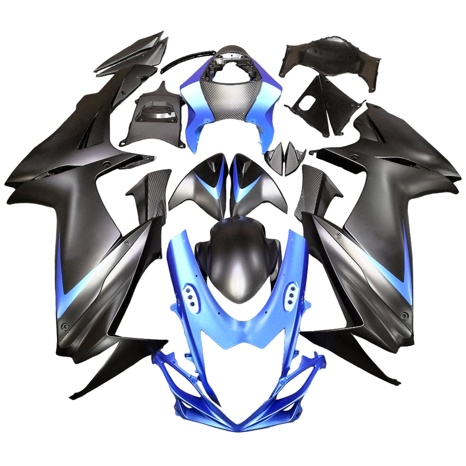 2011-2024 Suzuki GSXR 600/750 K11 Amotopart Injectiekuipset Carrosserie Kunststof ABS #101