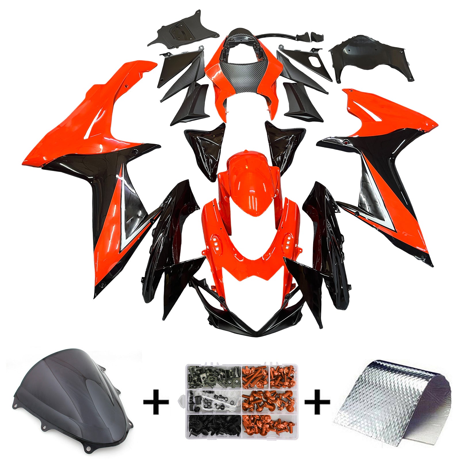 2011-2024 Suzuki GSXR 600/750 K11 Amotopart Injectiekuipset Carrosserie Kunststof ABS #101