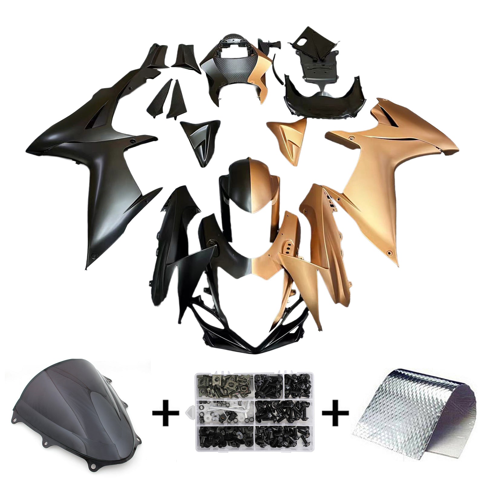 2011-2024 Suzuki GSXR 600/750 K11 Amotopart Injectiekuipset Carrosserie Kunststof ABS #101