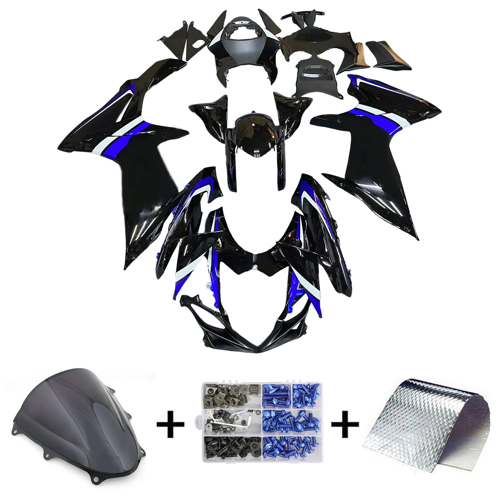 2011-2024 Suzuki GSXR 600/750 K11 Amotopart Injectiekuipset Carrosserie Kunststof ABS #101