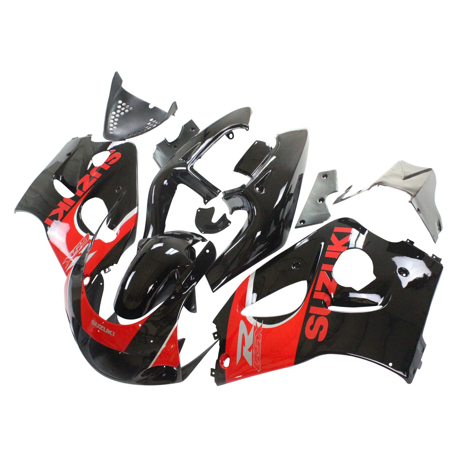 1996-2000 Suzuki GSXR 600/750 Amotopart Injection Fairing Kit Bodywork Plastic ABS #101