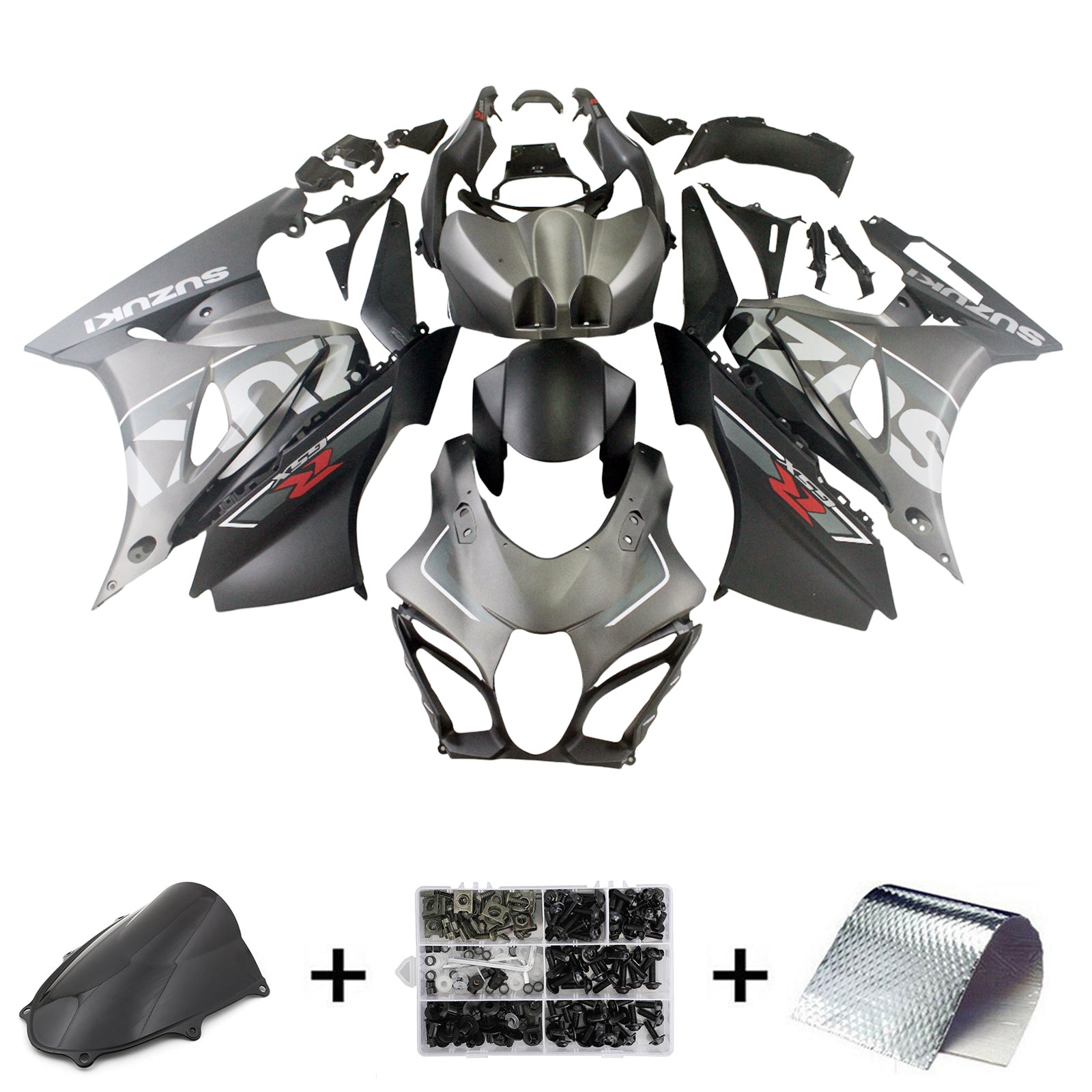 2017-2025 Suzuki GSXR1000 K17 Injection Fairing Kit Bodywork Plastic ABS #101