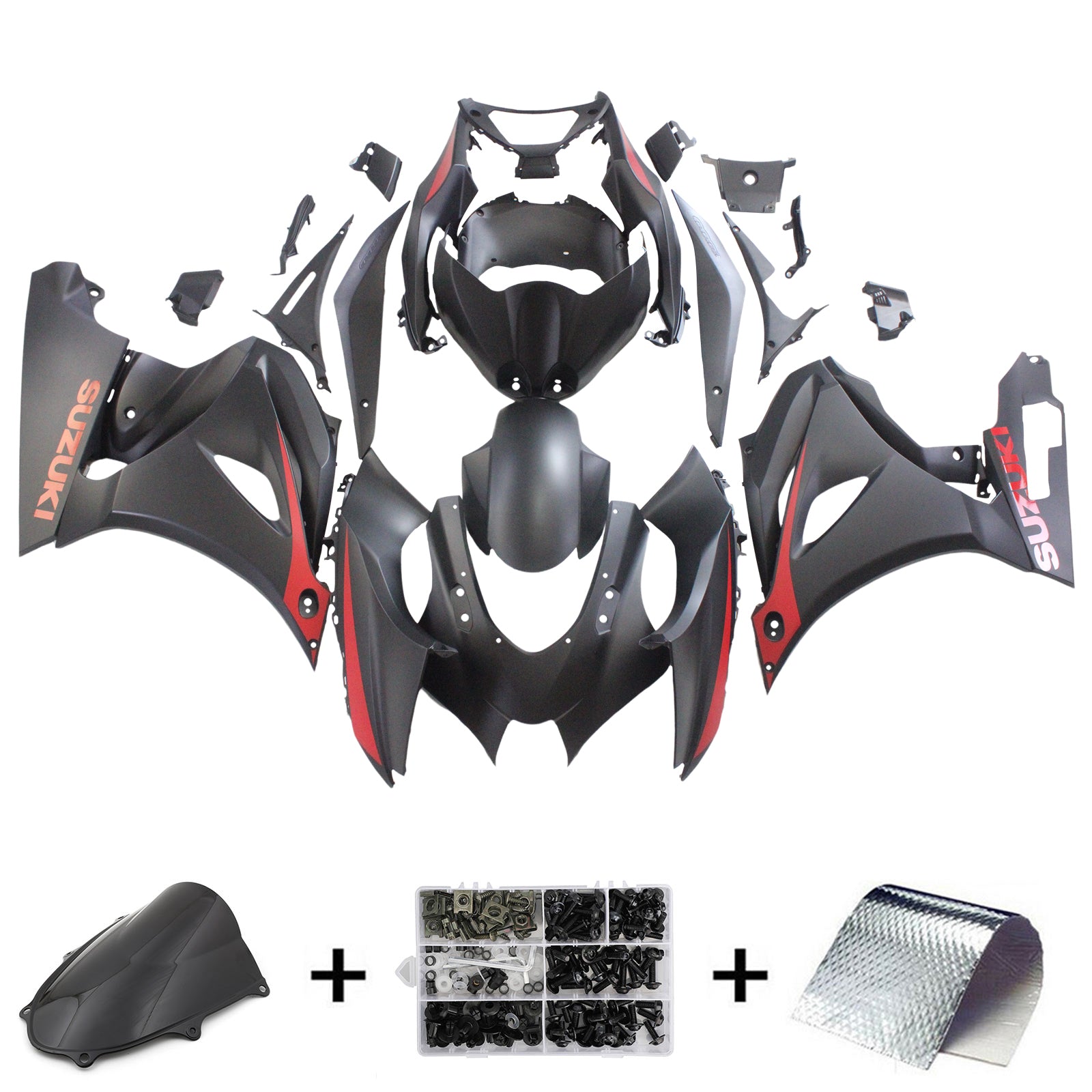 2017-2024 Suzuki GSXR1000 K17 Injection Fairing Kit Bodywork Plastic ABS #101