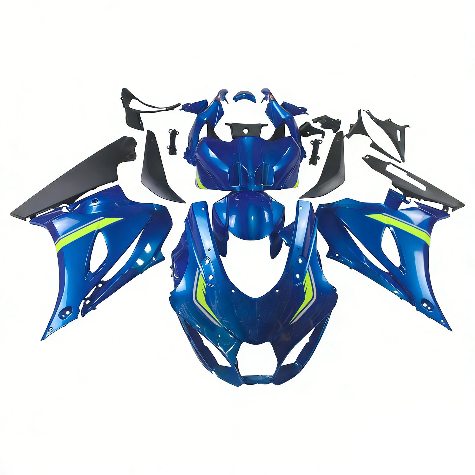 2017-2025 Suzuki GSXR1000 K17 Kit de carénage d'injection carrosserie plastique ABS #101