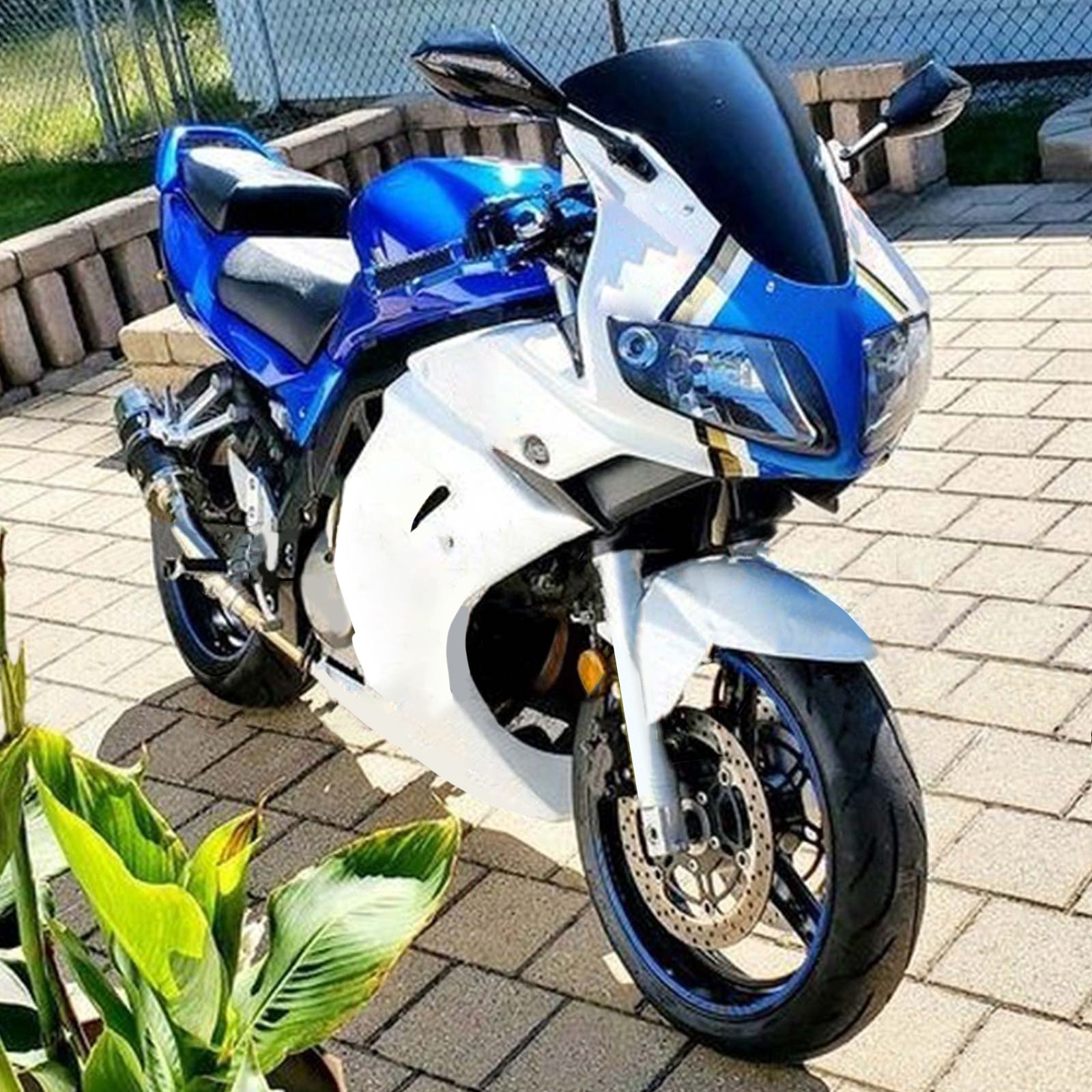 2003-2013 Suzuki SV650 Amotopart Kit de carénage d'injection carrosserie plastique ABS #101