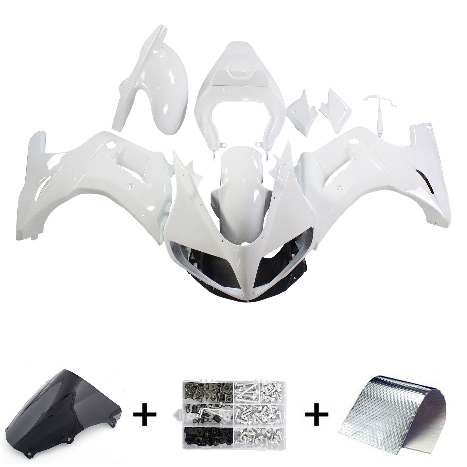 2003-2013 Suzuki SV650 Amotopart vstrekovacia kapotážová súprava Kodywork Plastic ABS #101