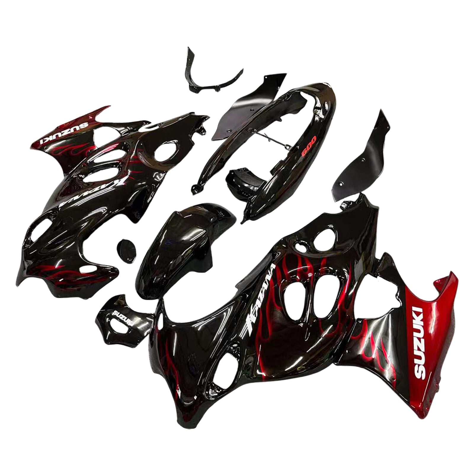 2005-2006 Suzuki Katana GSXF600 GSXF750 Amotopart Injection Fairing Kit Bodywork #109