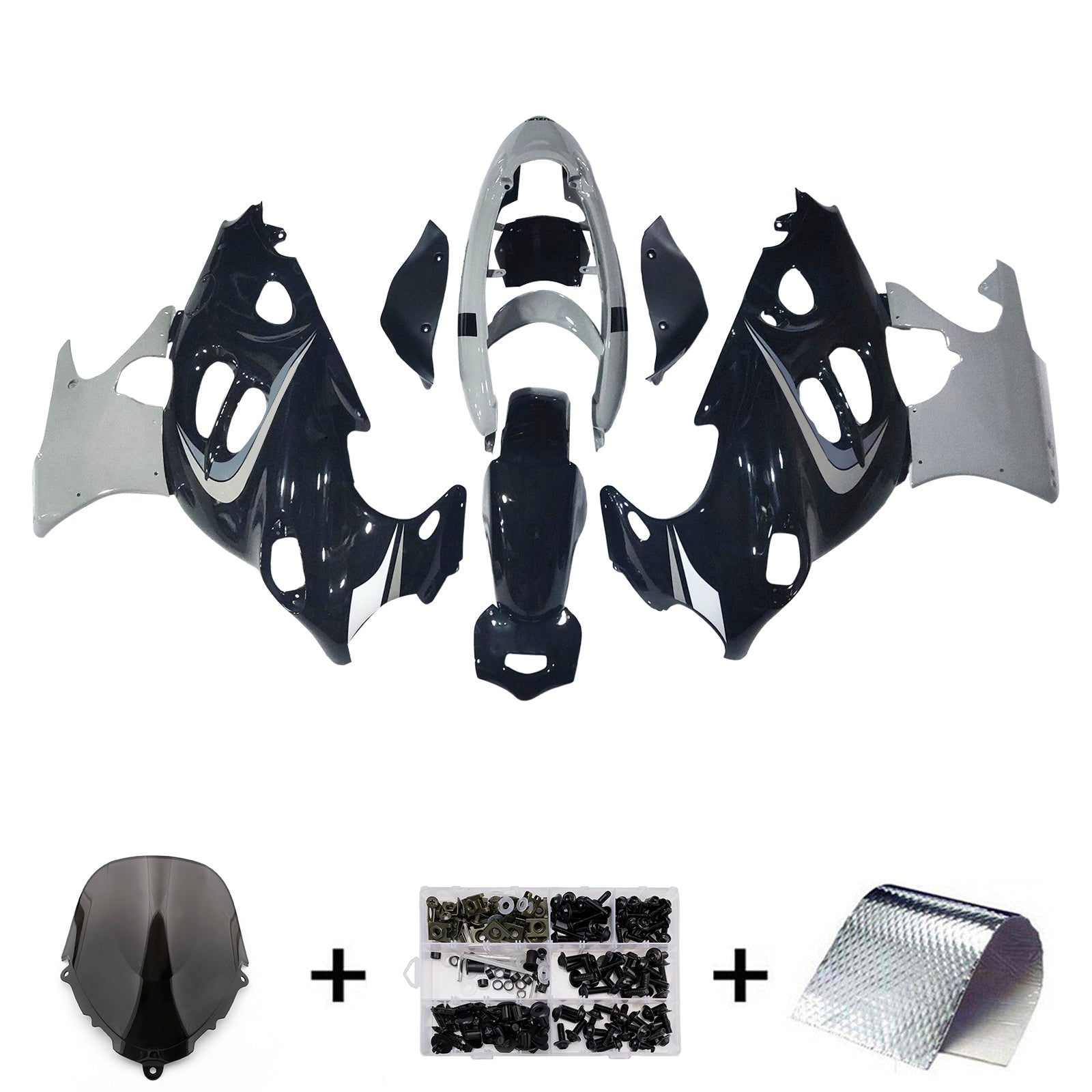 2005-2006 Suzuki Katana GSXF600 GSXF750 Kit de carénage d'injection Amotopart Carrosserie # 110