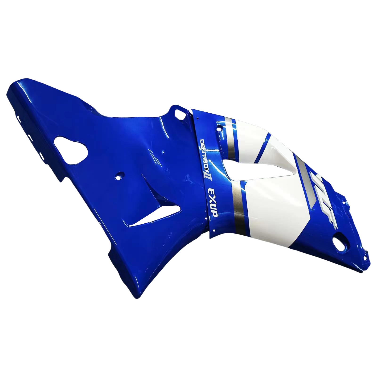 ABS-injeksjonsplastikksett Fairing Fit Yamaha YZF R1 2000-2001 Blå Generisk