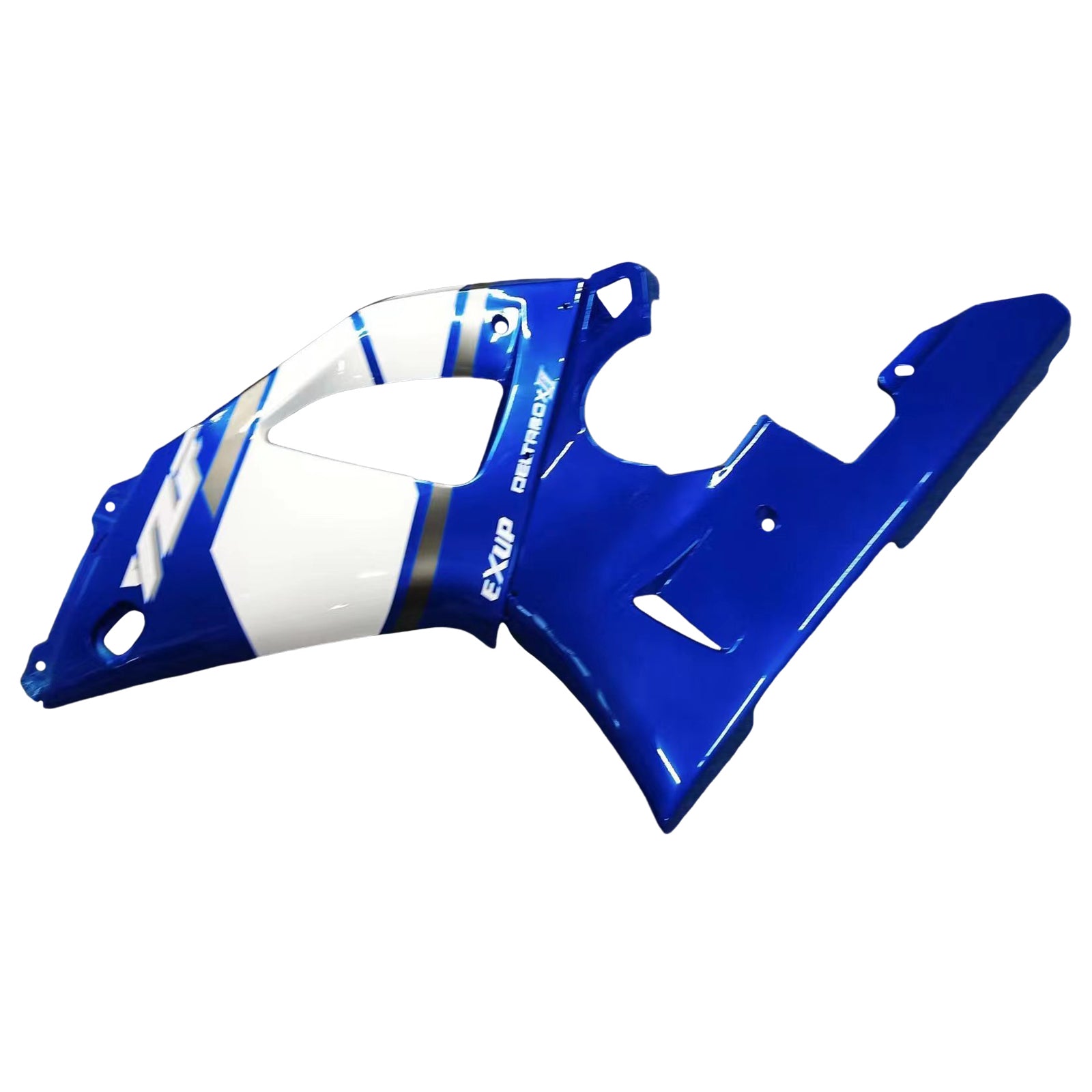 ABS-injeksjonsplastikksett Fairing Fit Yamaha YZF R1 2000-2001 Blå Generisk