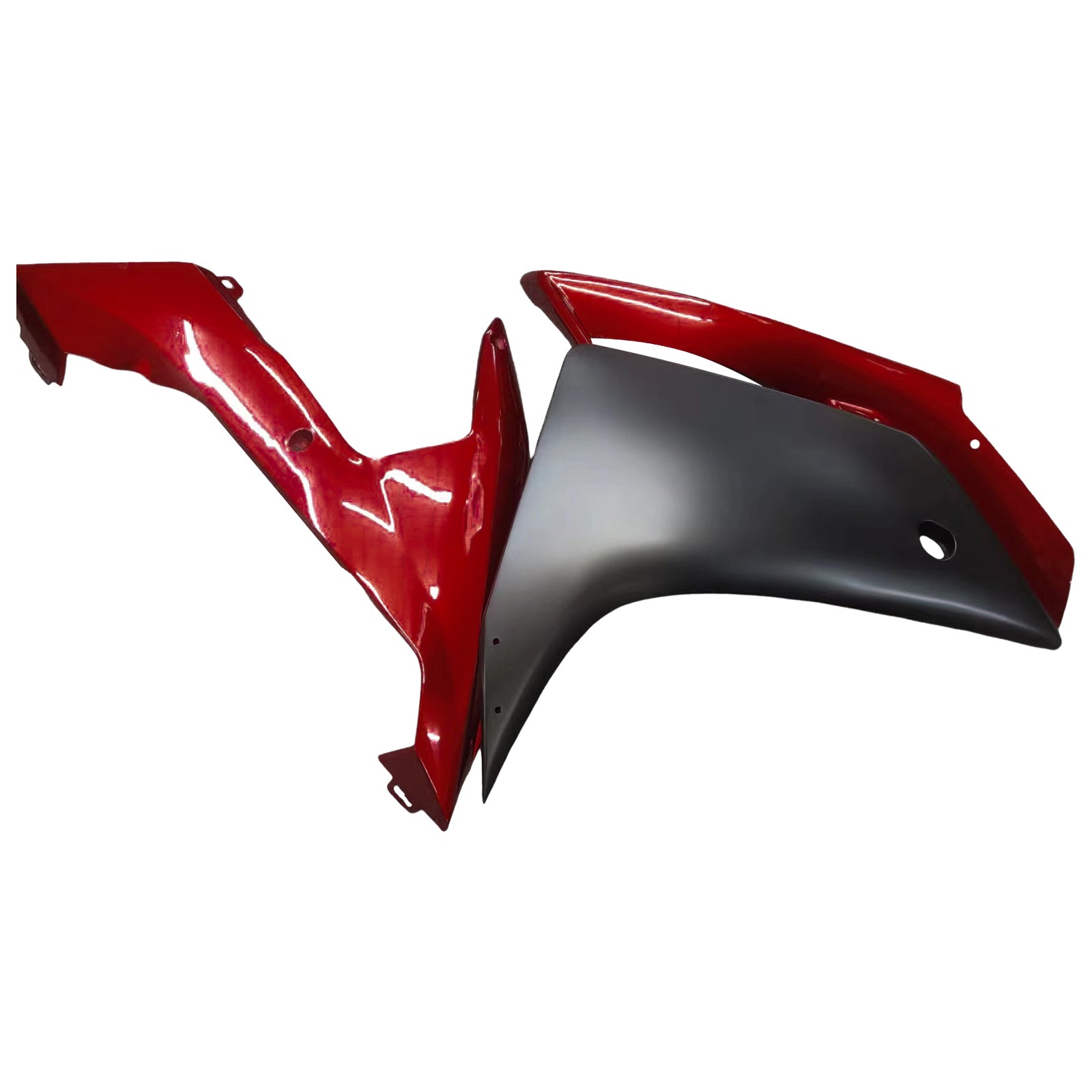 2007-2008 Yamaha YZF R1 Amotopart Fairing Black Red Fairing Kit