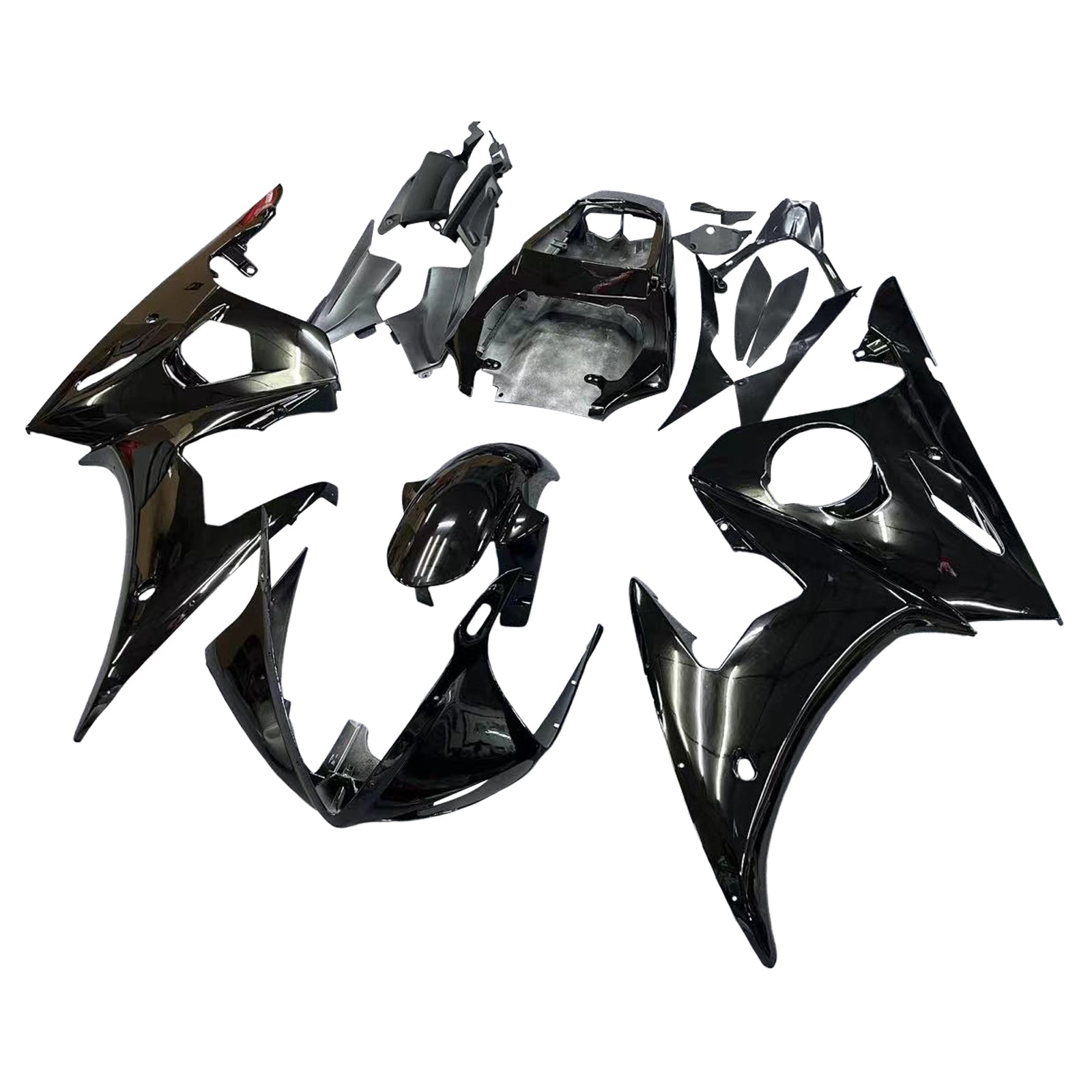 2005 Yamaha Yzf R6 Fairing Gloss Black Kit