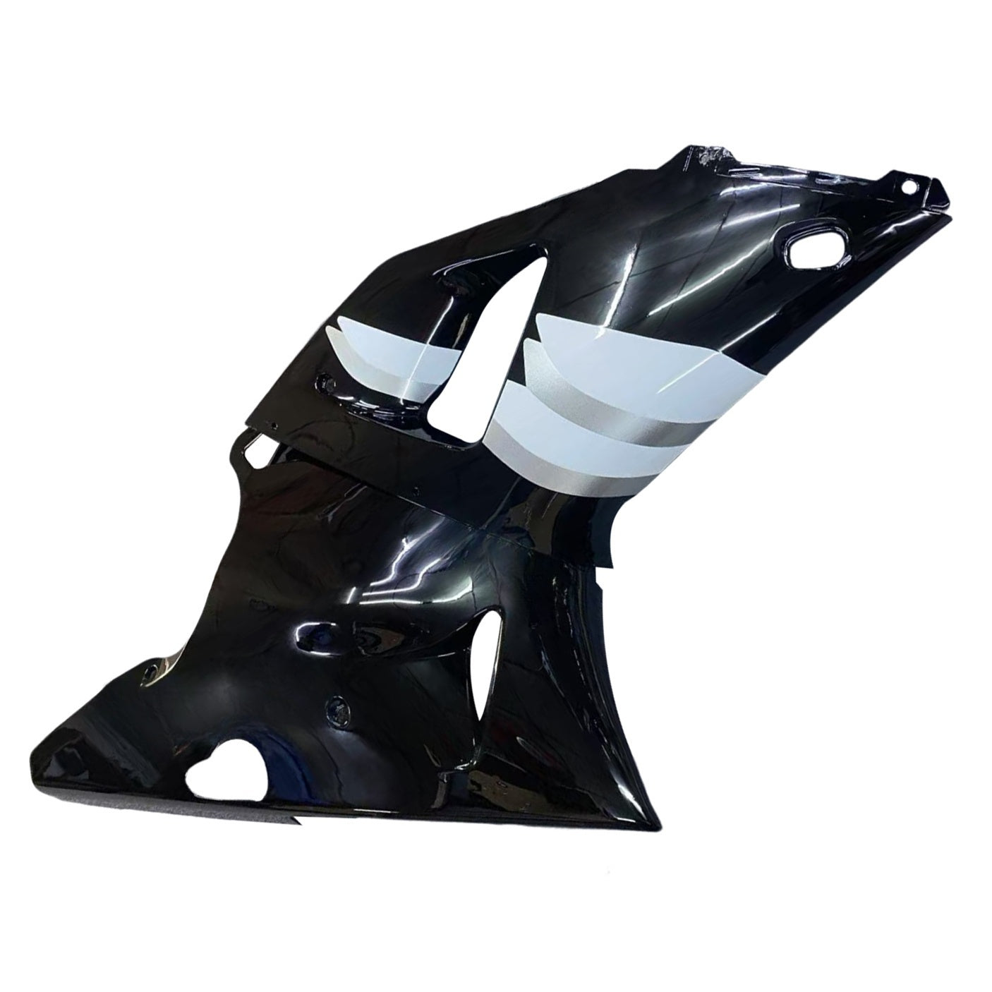 1998-1999 Yamaha YZF-R1 Carénages de course noir blanc générique