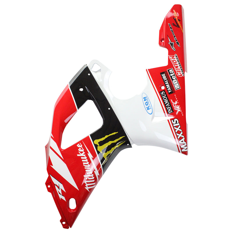 Amotopart Yamaha 1998-1999 YZF 1000 R1 Red With Claw Fairing Kit