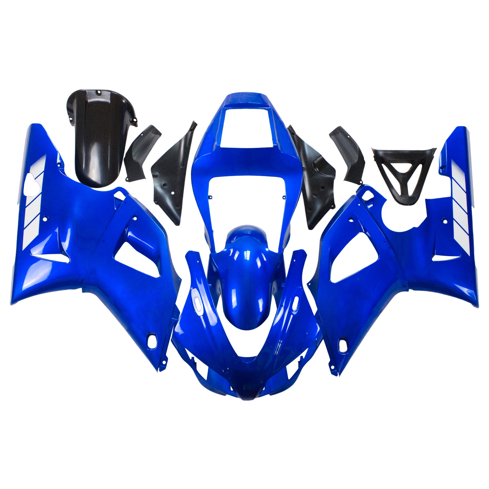 1998-1999 Yamaha YZF 1000 R1 Kit de carénage d'injection carrosserie plastique ABS # 111